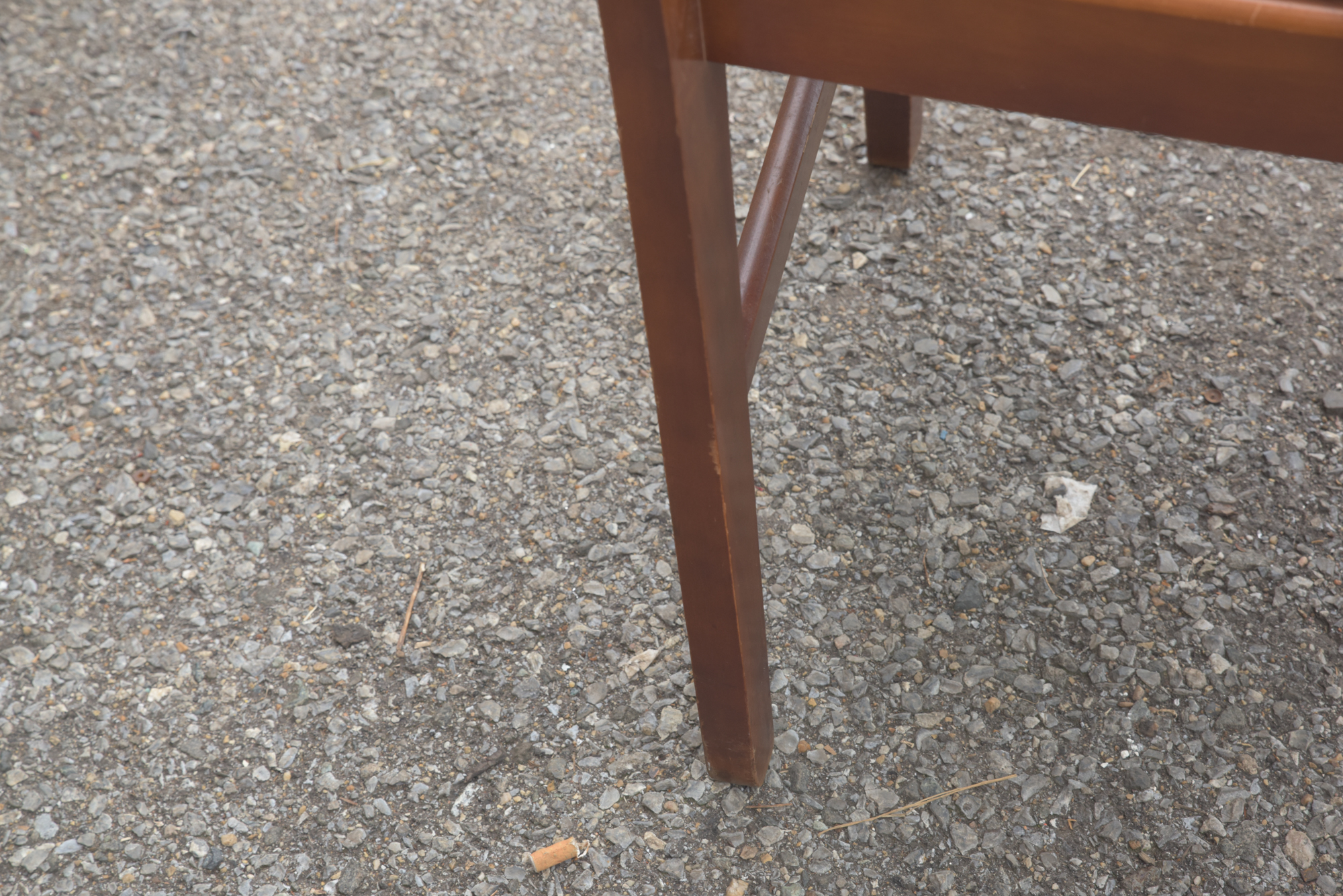 Mid Century Modern Walnut Dining Chair Set