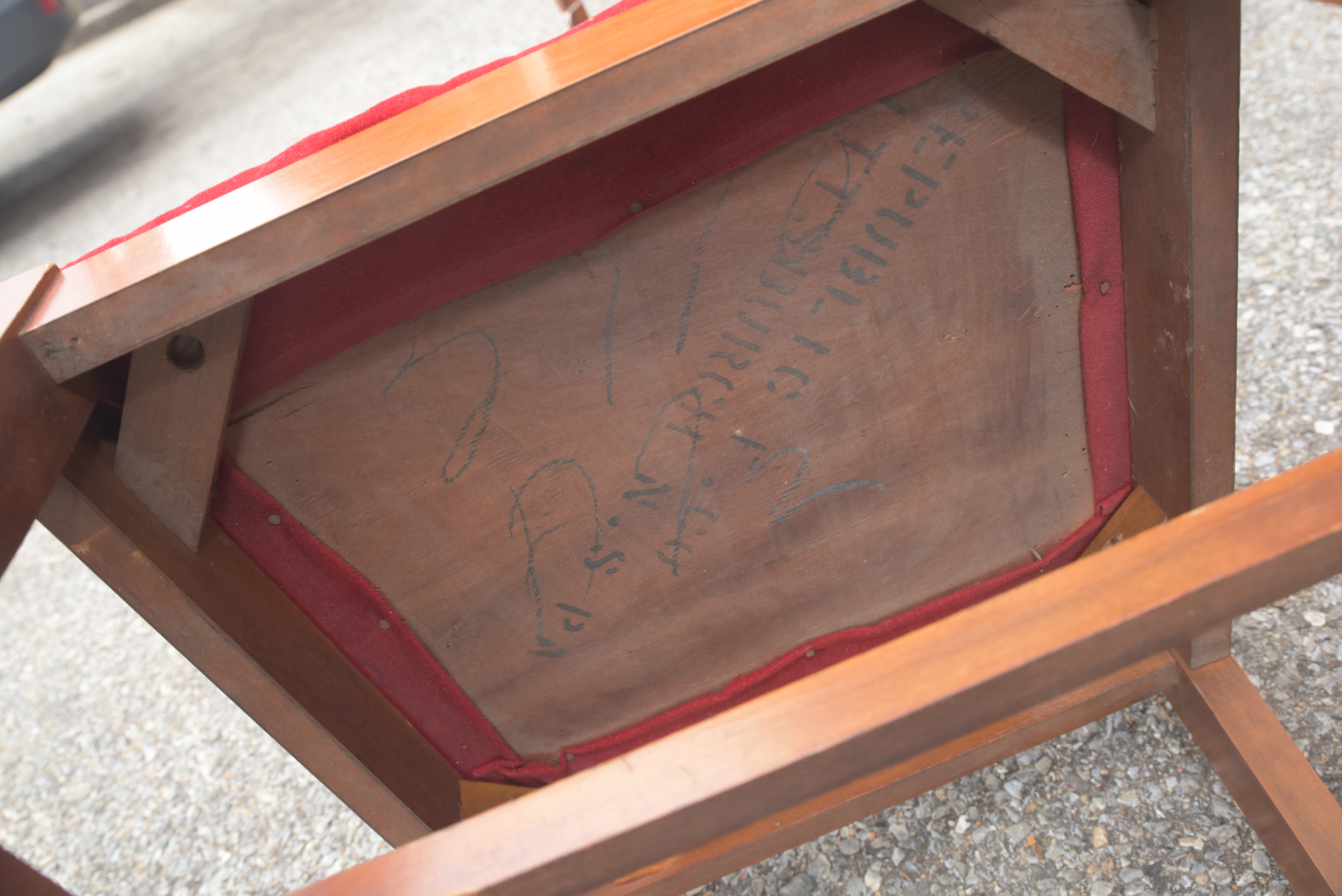 Mid Century Modern Walnut Dining Chair Set