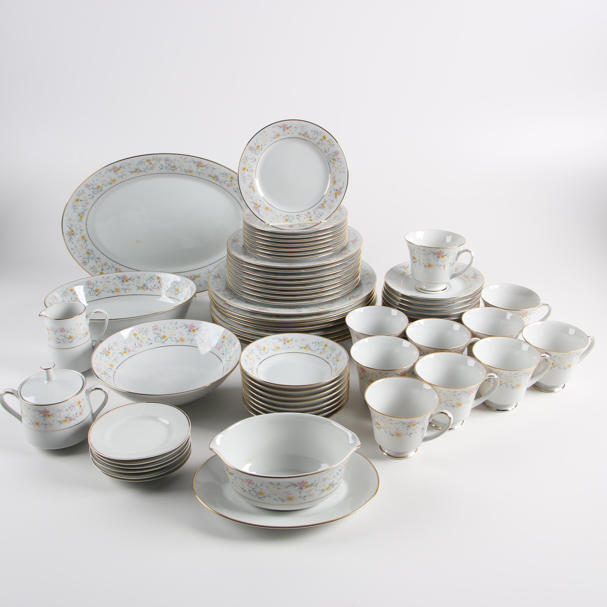 Vintage Noritake "Delevan" Porcelain Dinnerware c. 1974-82