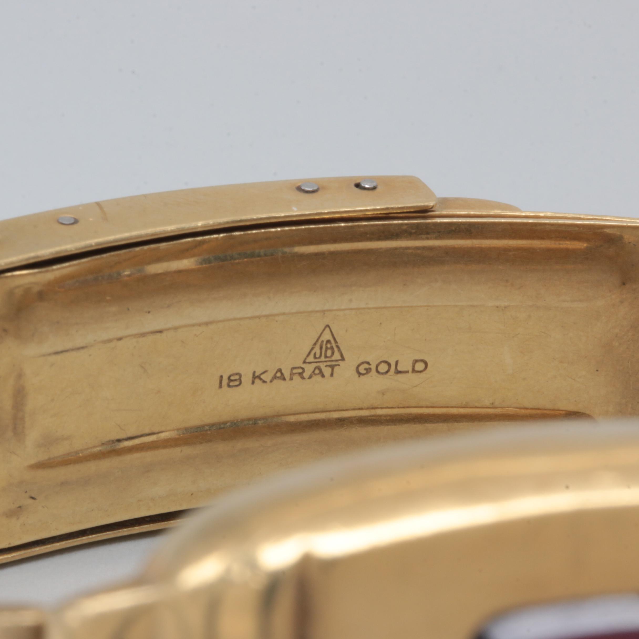 Circa 1970s 18K Yellow Gold Pulsar "Time Computer P1" Digital Watch