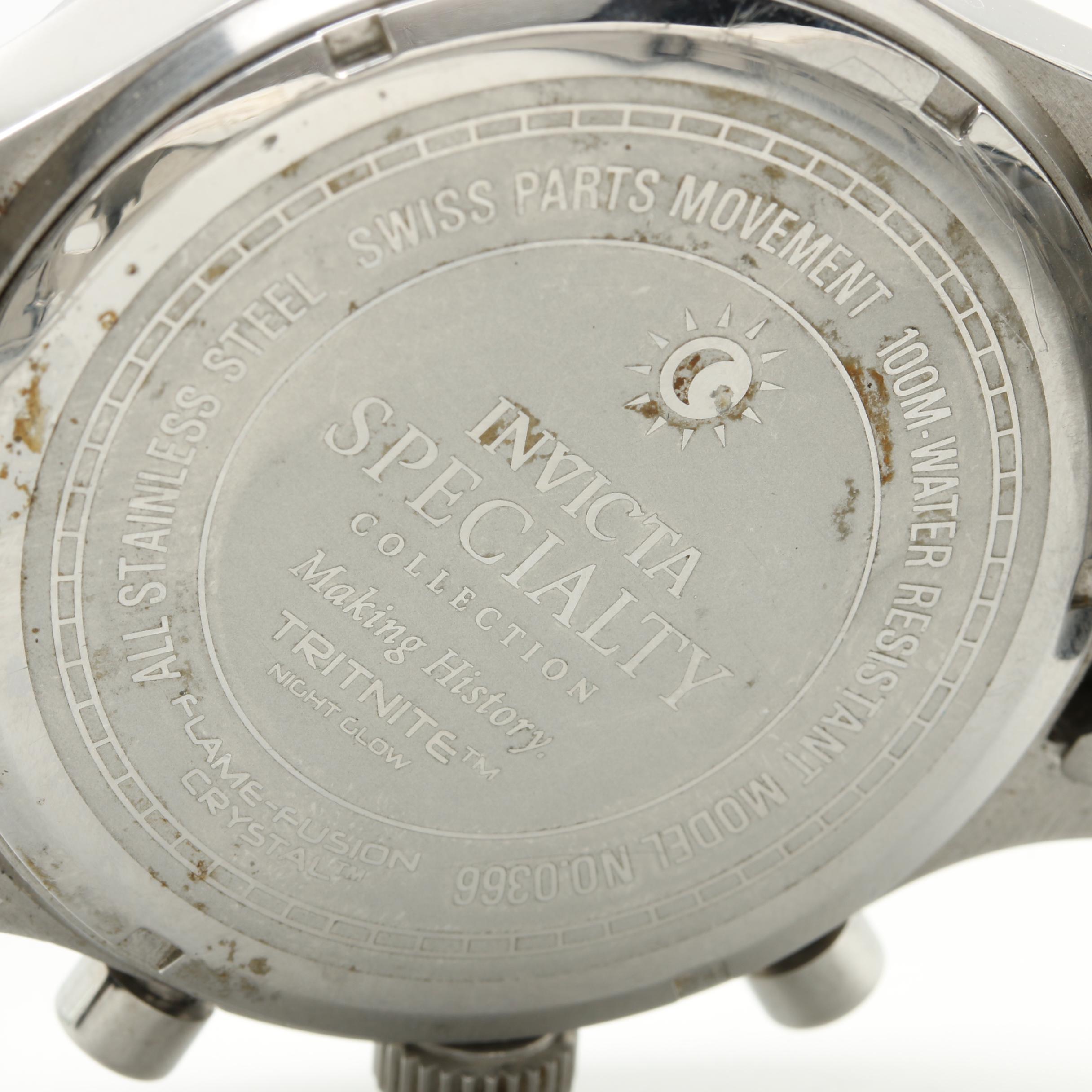 Invicta Stainless Steel "Specialty" Watch