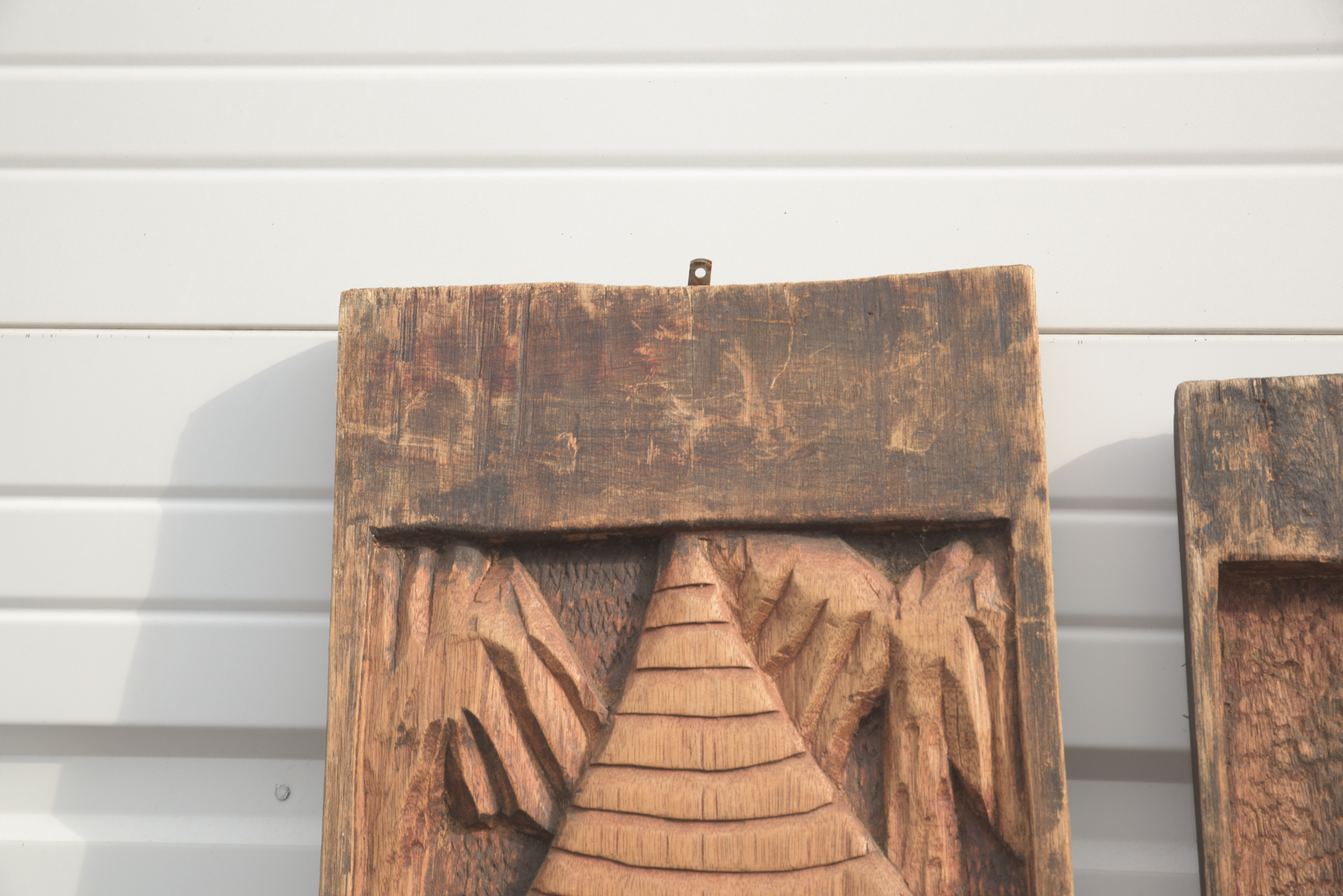 E. Chola Carved Congolese Wood Panels "Katanga", "Kasai" and "Lomami"