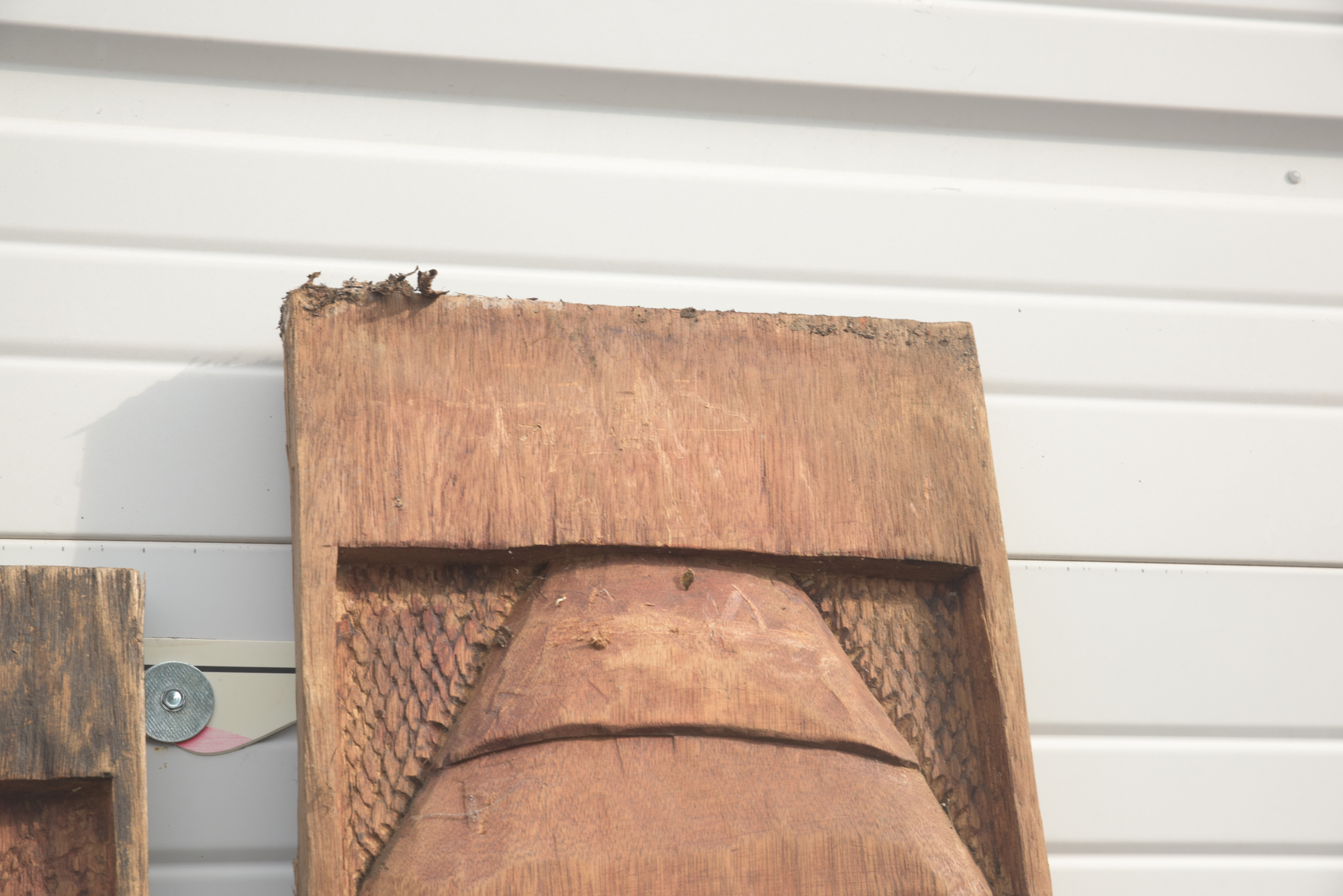 E. Chola Carved Congolese Wood Panels "Katanga", "Kasai" and "Lomami"