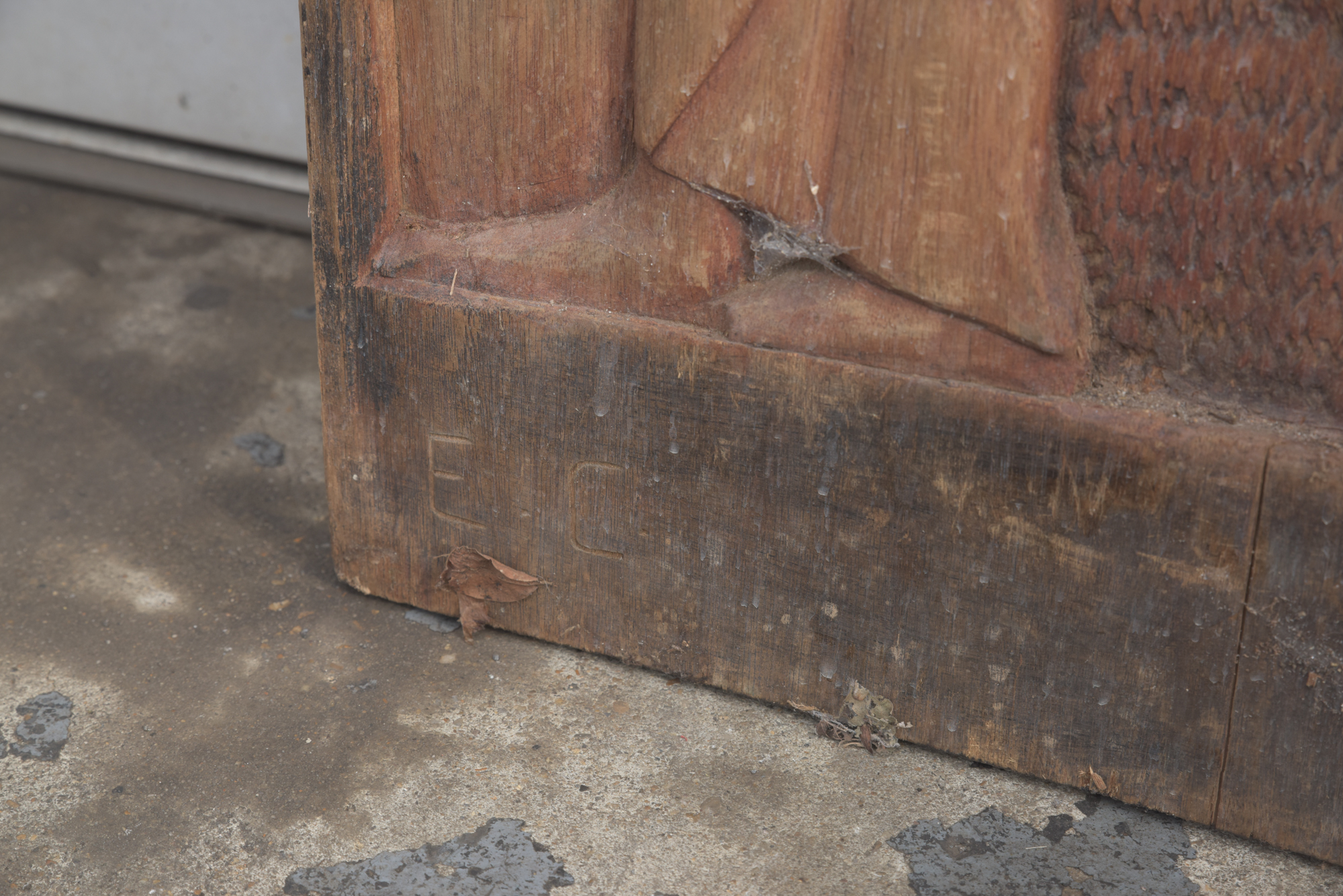 E. Chola Carved Congolese Wood Panels "Katanga", "Kasai" and "Lomami"