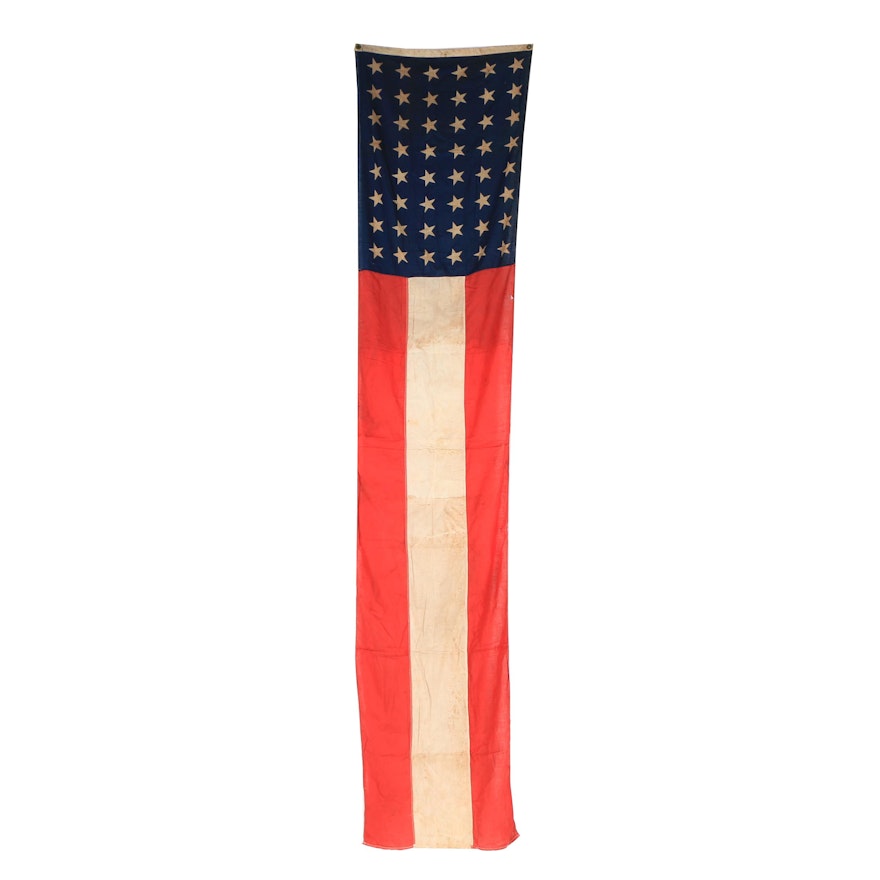 Forty-Eight Star American Flag Pull Down