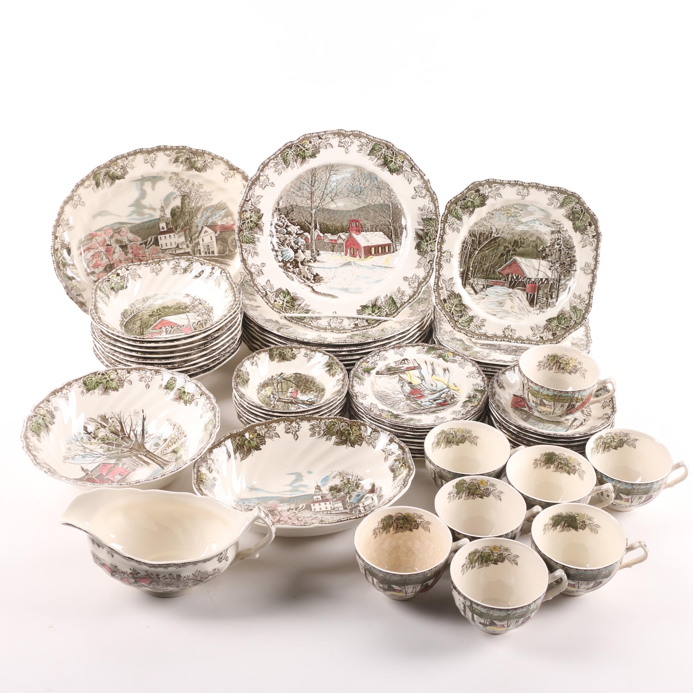Johnson Bros. "Friendly Village" Earthenware Dinnerware
