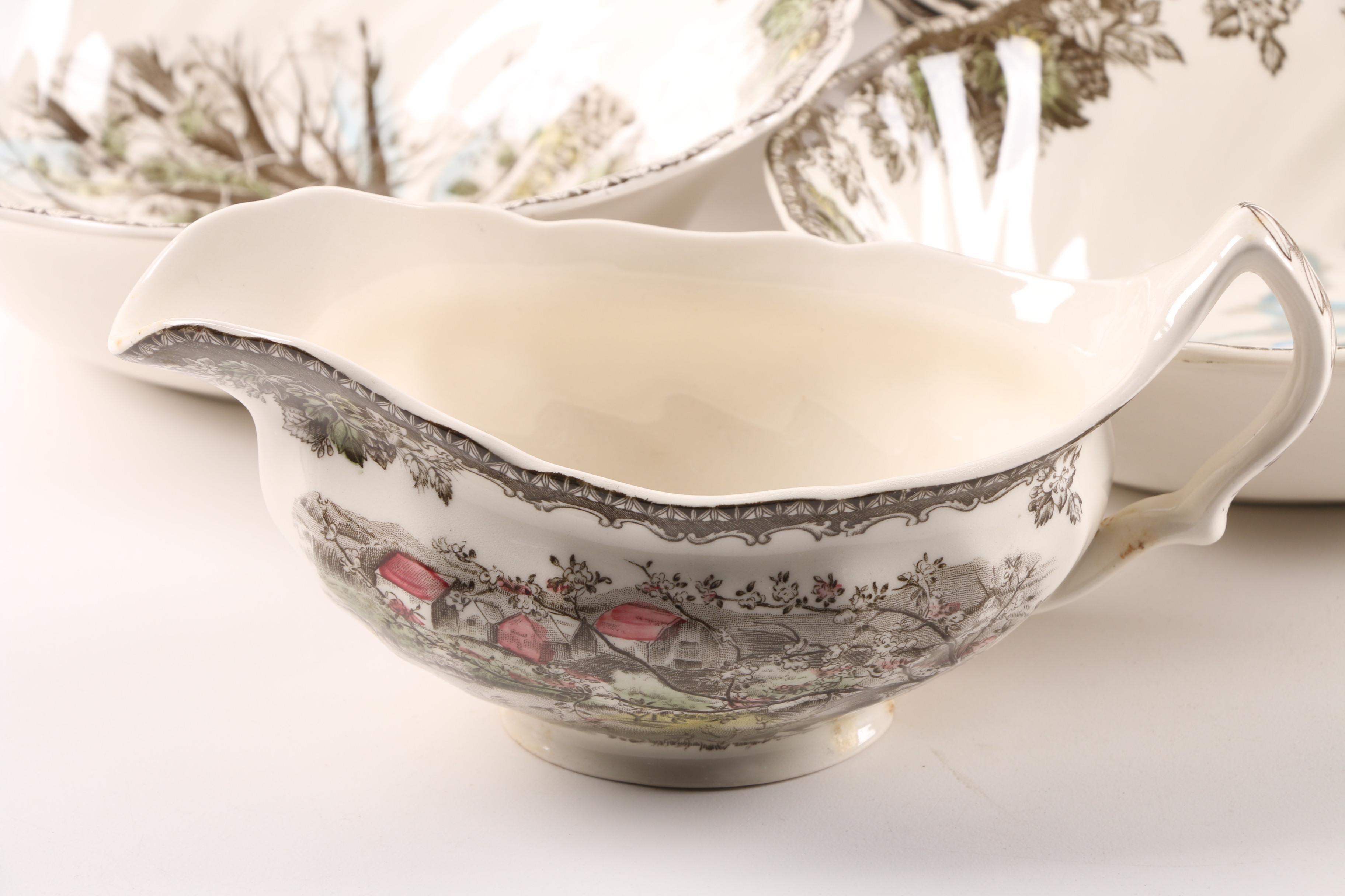 Johnson Bros. "Friendly Village" Earthenware Dinnerware