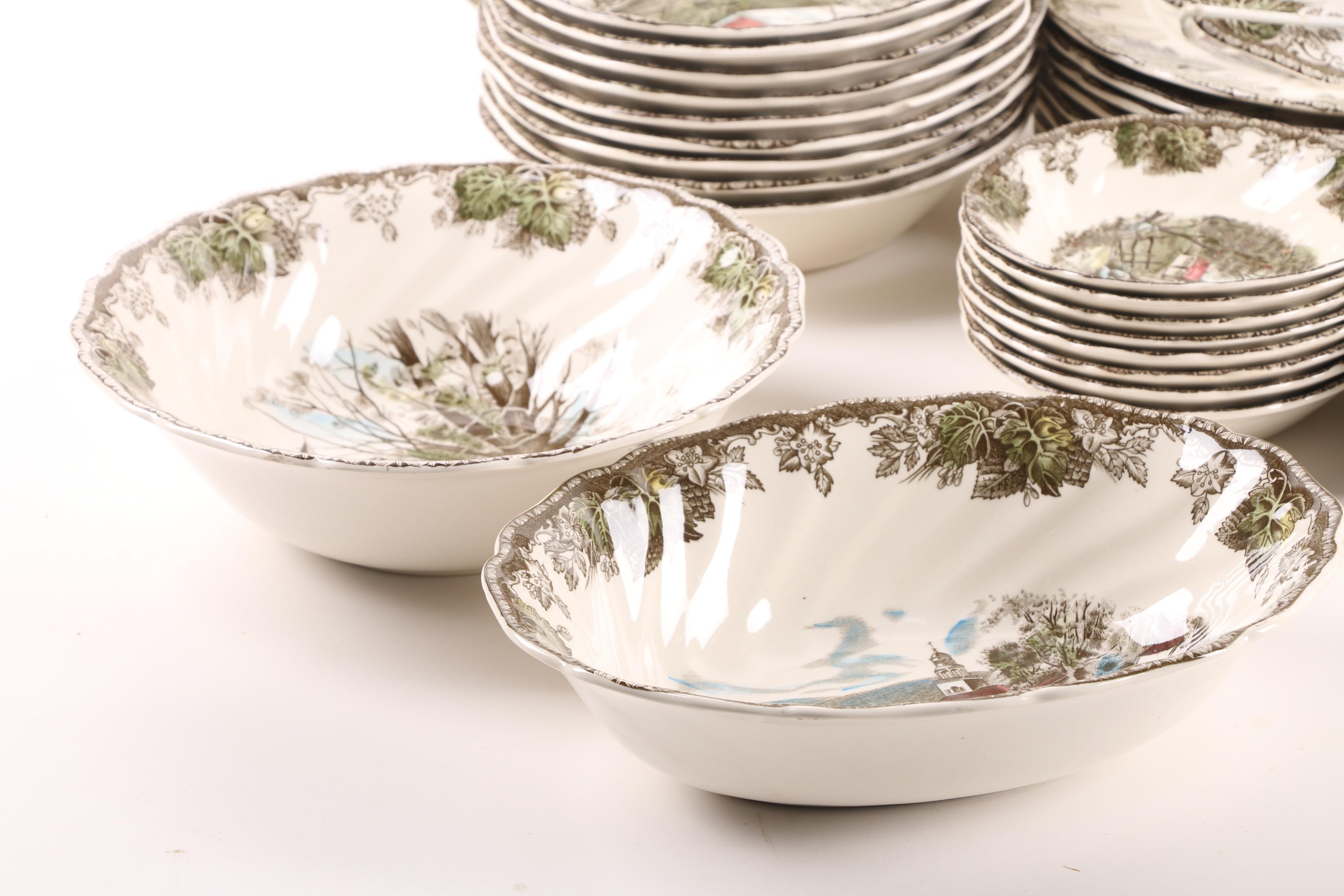 Johnson Bros. "Friendly Village" Earthenware Dinnerware