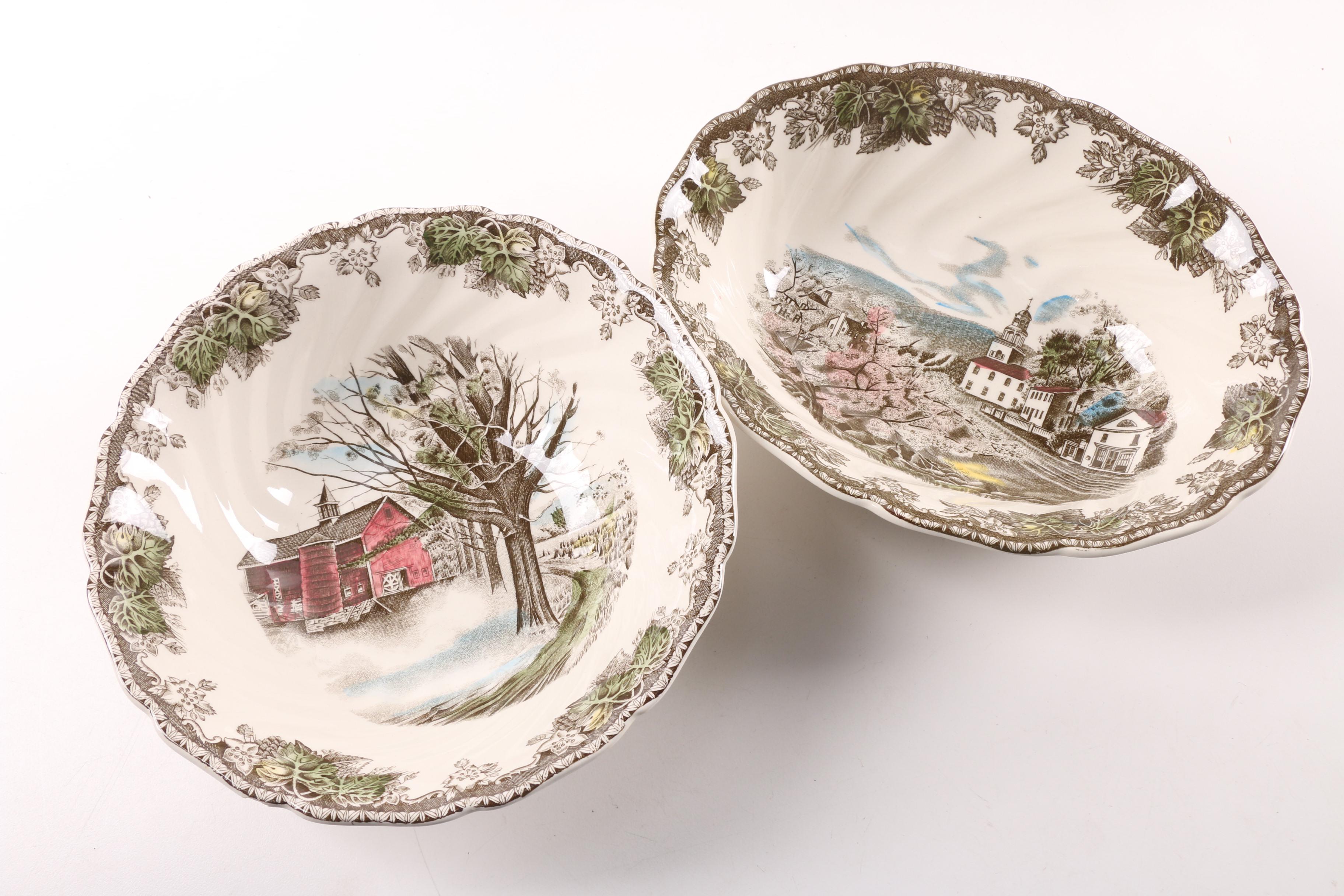 Johnson Bros. "Friendly Village" Earthenware Dinnerware