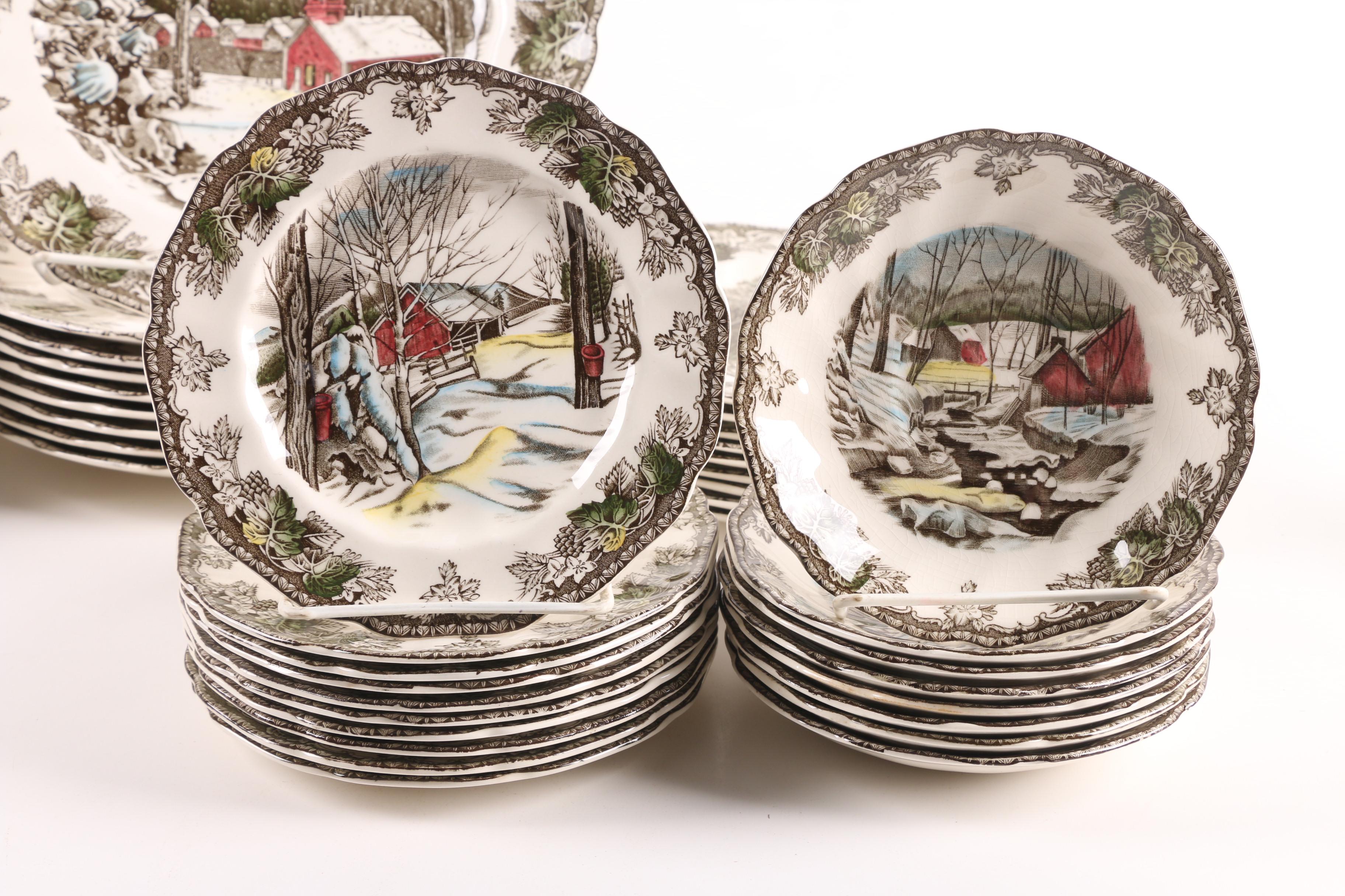 Johnson Bros. "Friendly Village" Earthenware Dinnerware