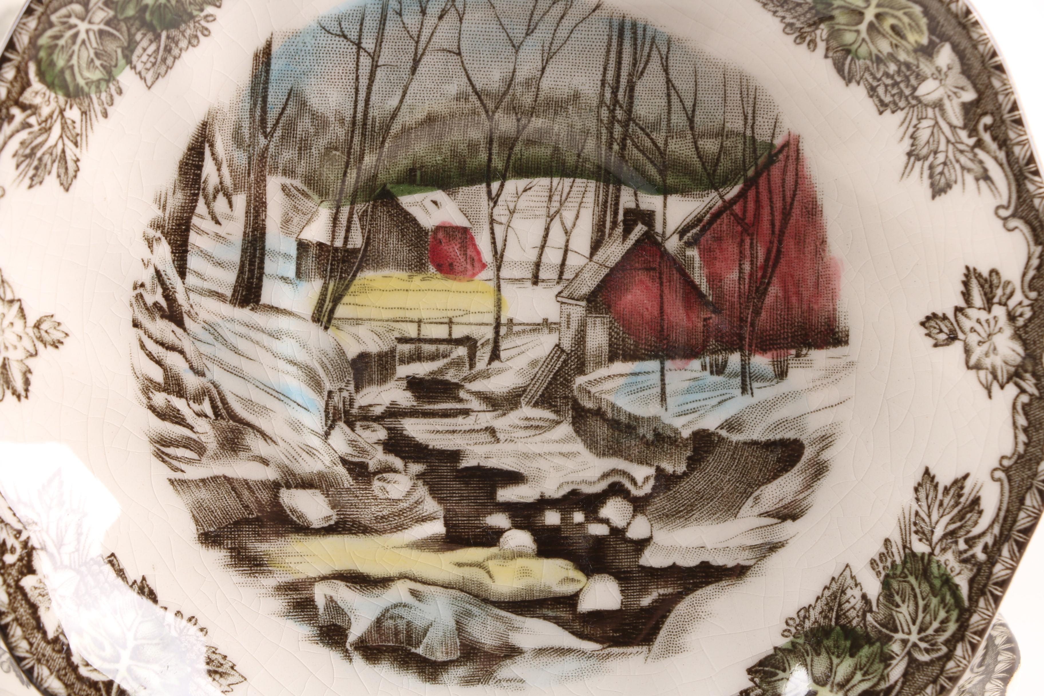 Johnson Bros. "Friendly Village" Earthenware Dinnerware