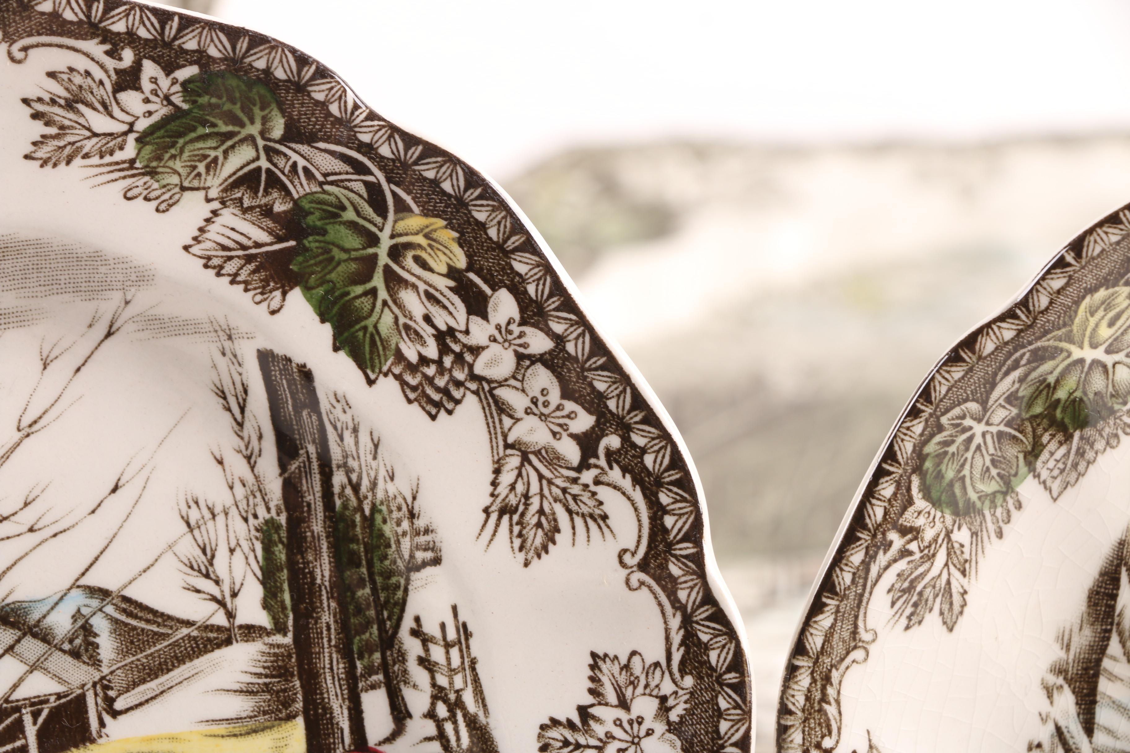 Johnson Bros. "Friendly Village" Earthenware Dinnerware