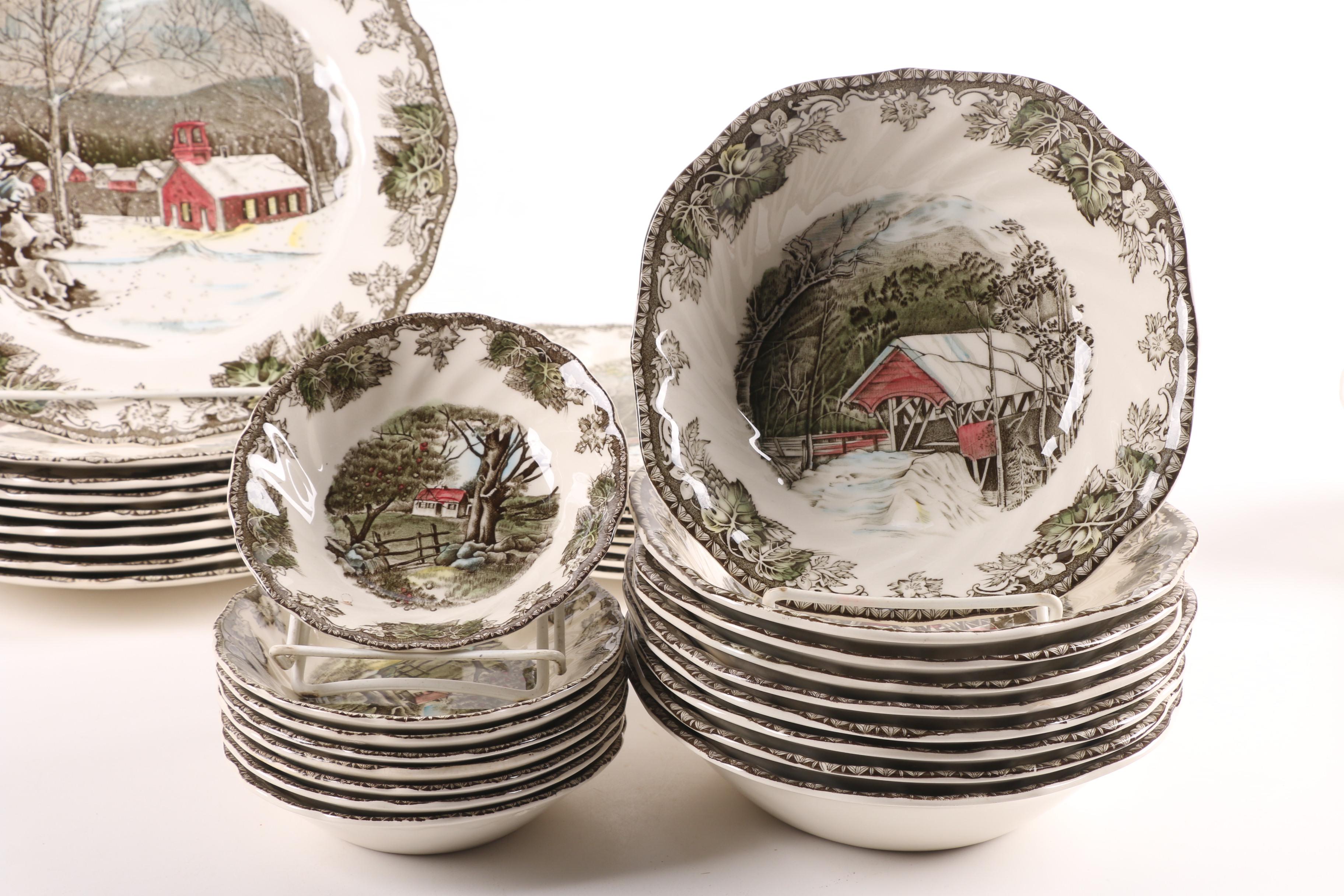 Johnson Bros. "Friendly Village" Earthenware Dinnerware