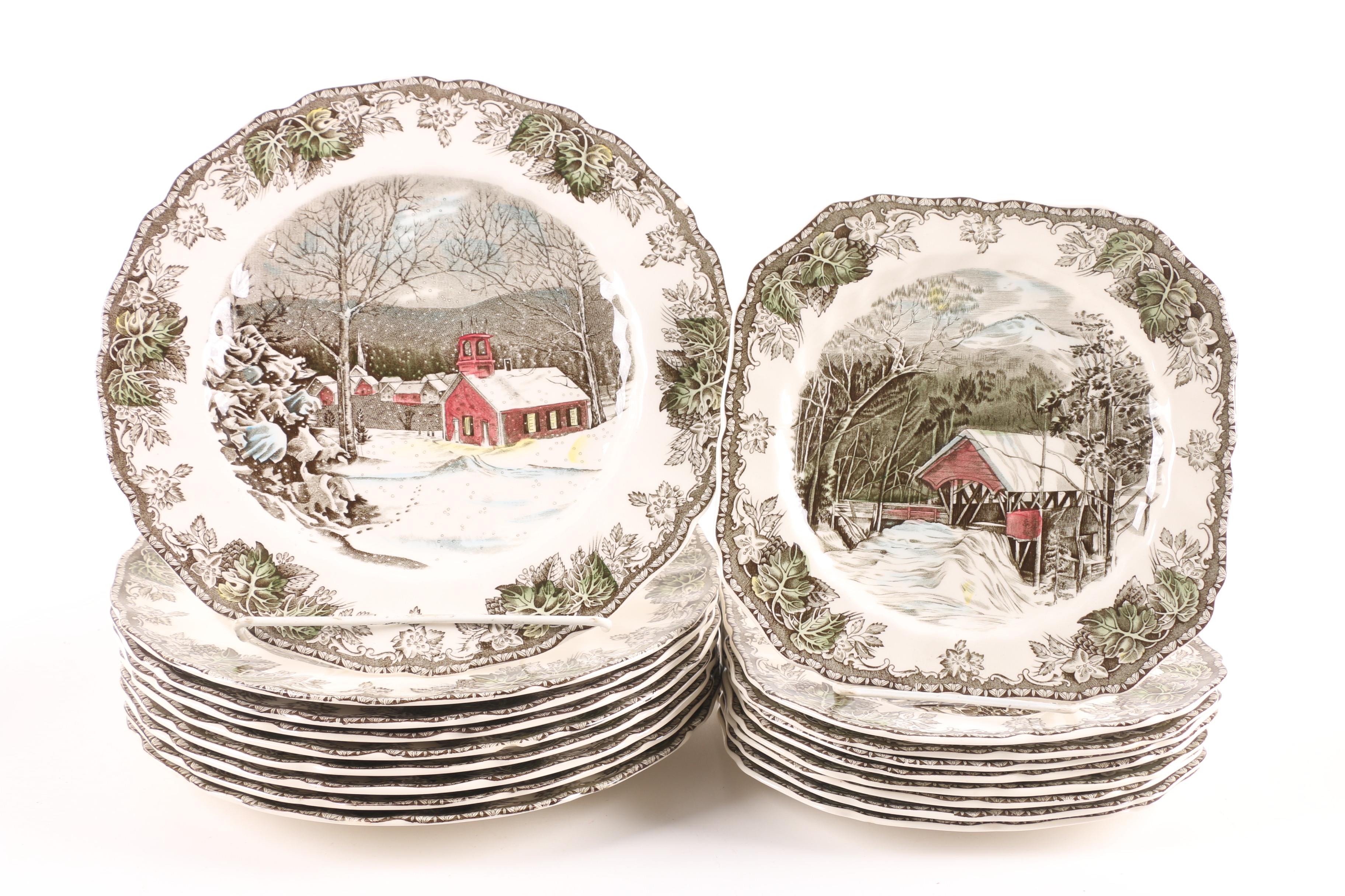 Johnson Bros. "Friendly Village" Earthenware Dinnerware