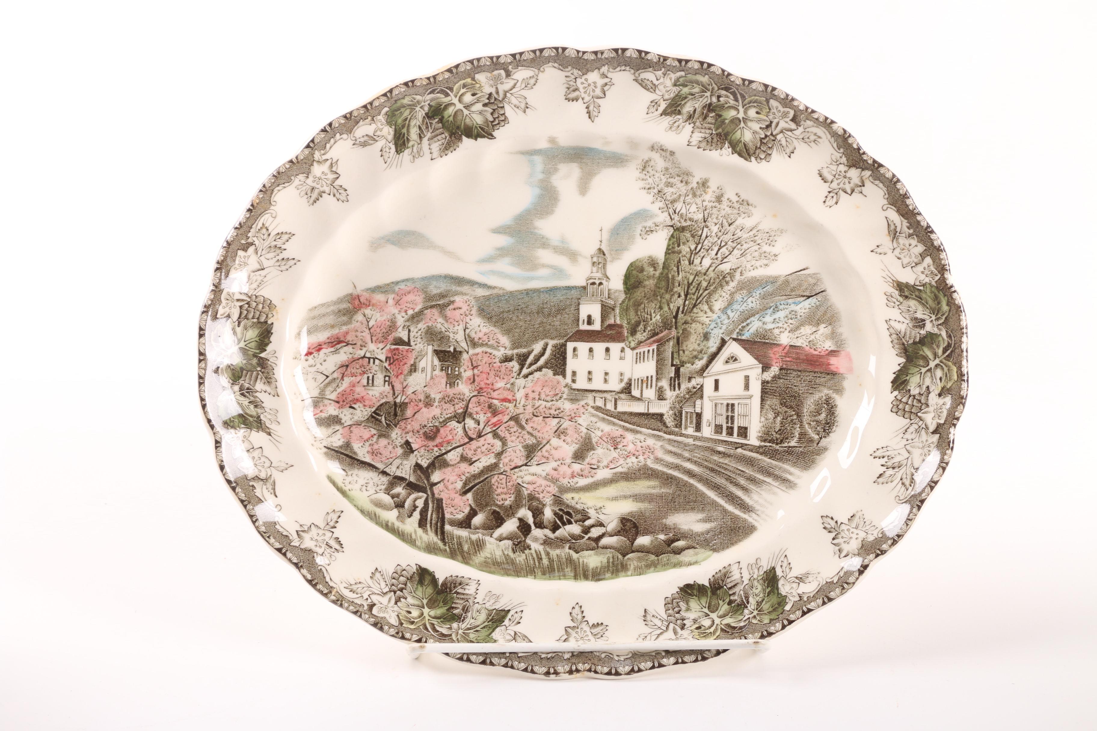 Johnson Bros. "Friendly Village" Earthenware Dinnerware
