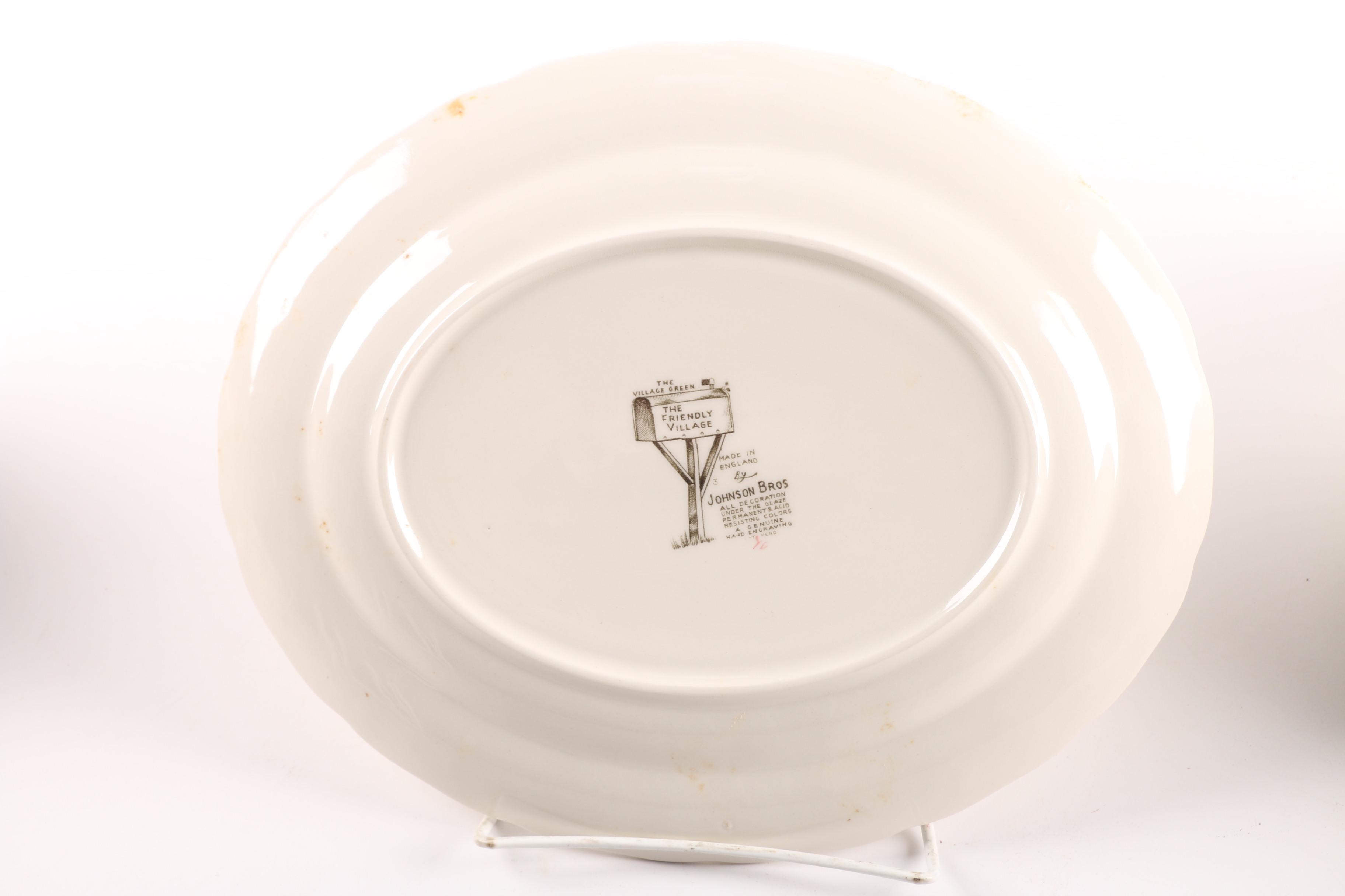 Johnson Bros. "Friendly Village" Earthenware Dinnerware