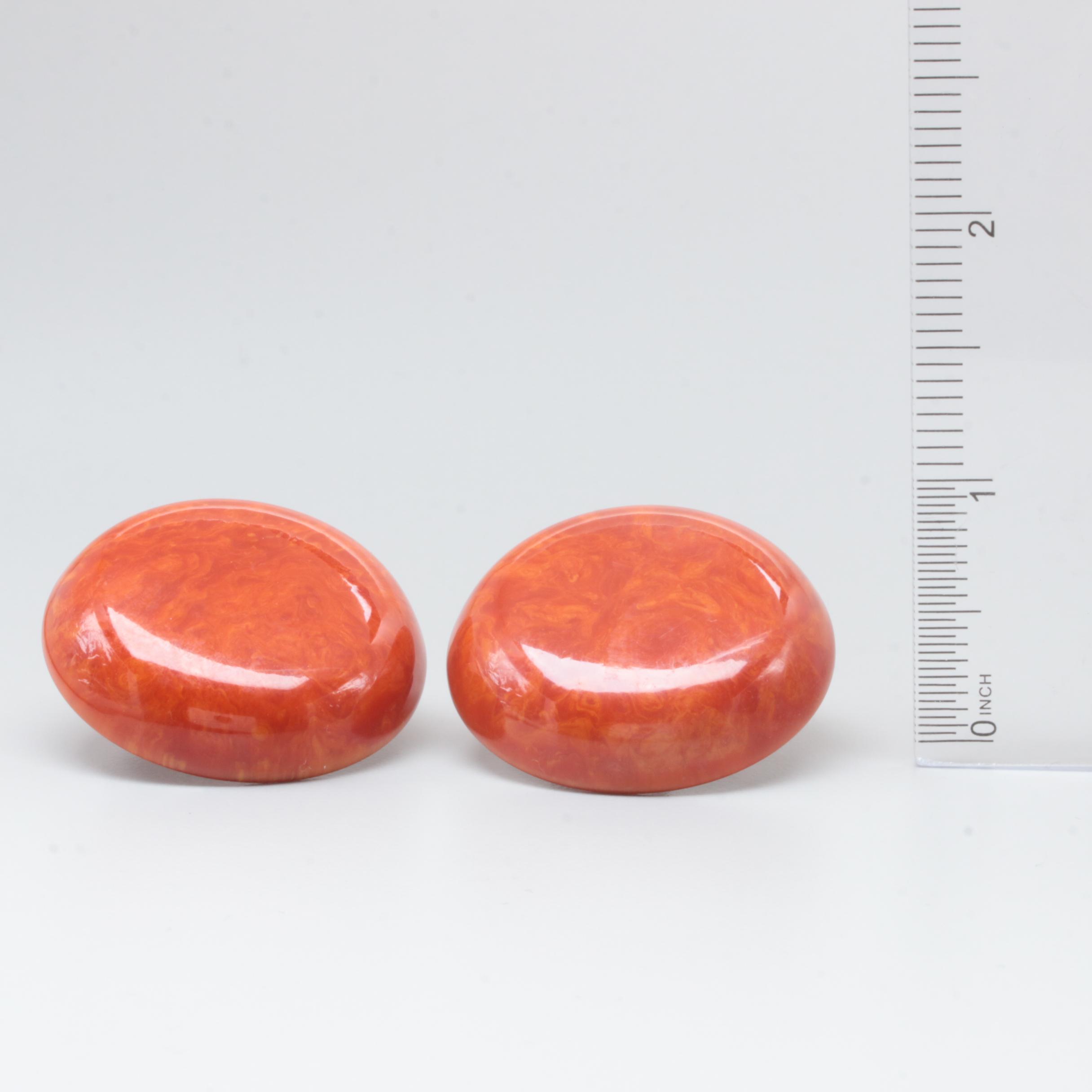 Bakelite Earrings and Bracelet