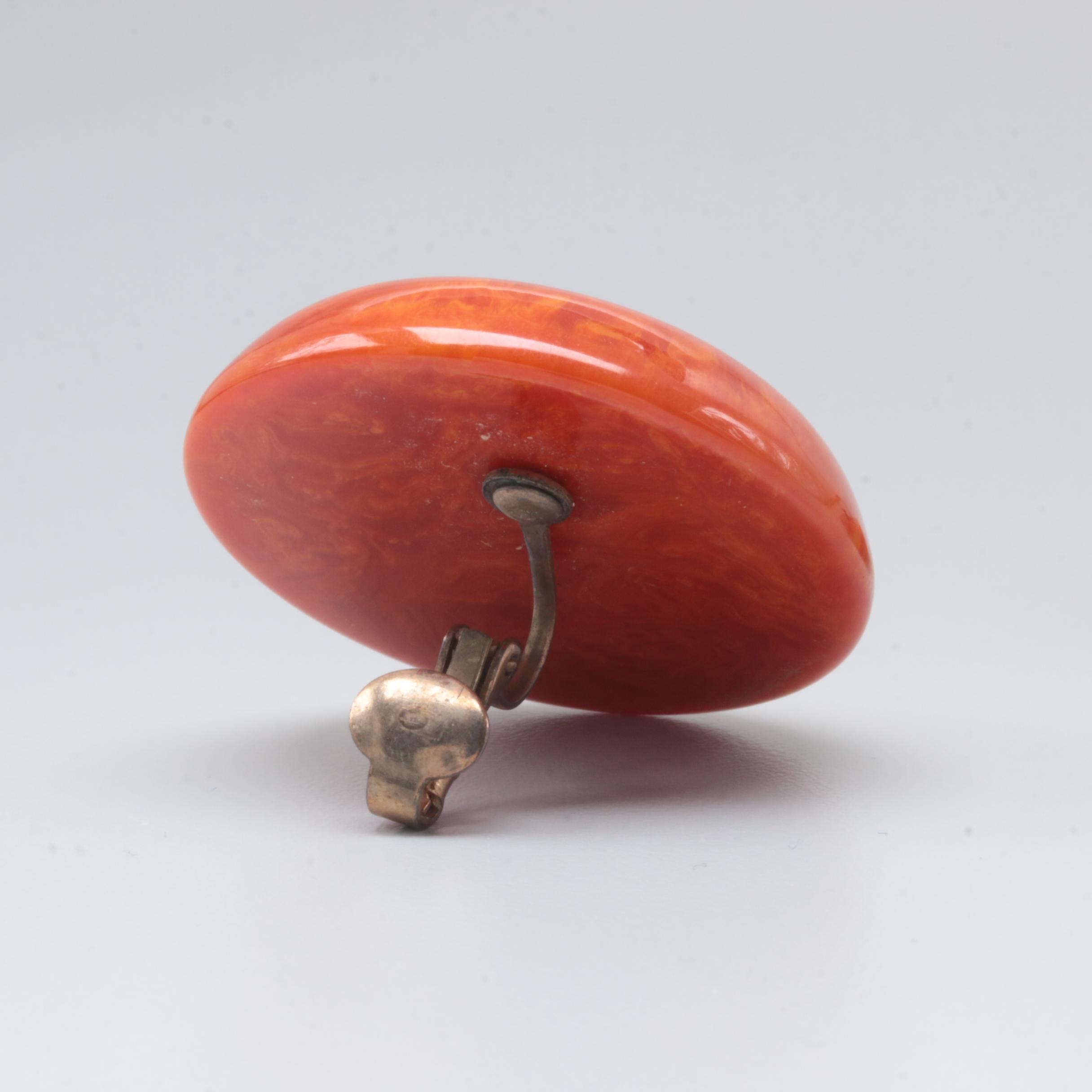 Bakelite Earrings and Bracelet