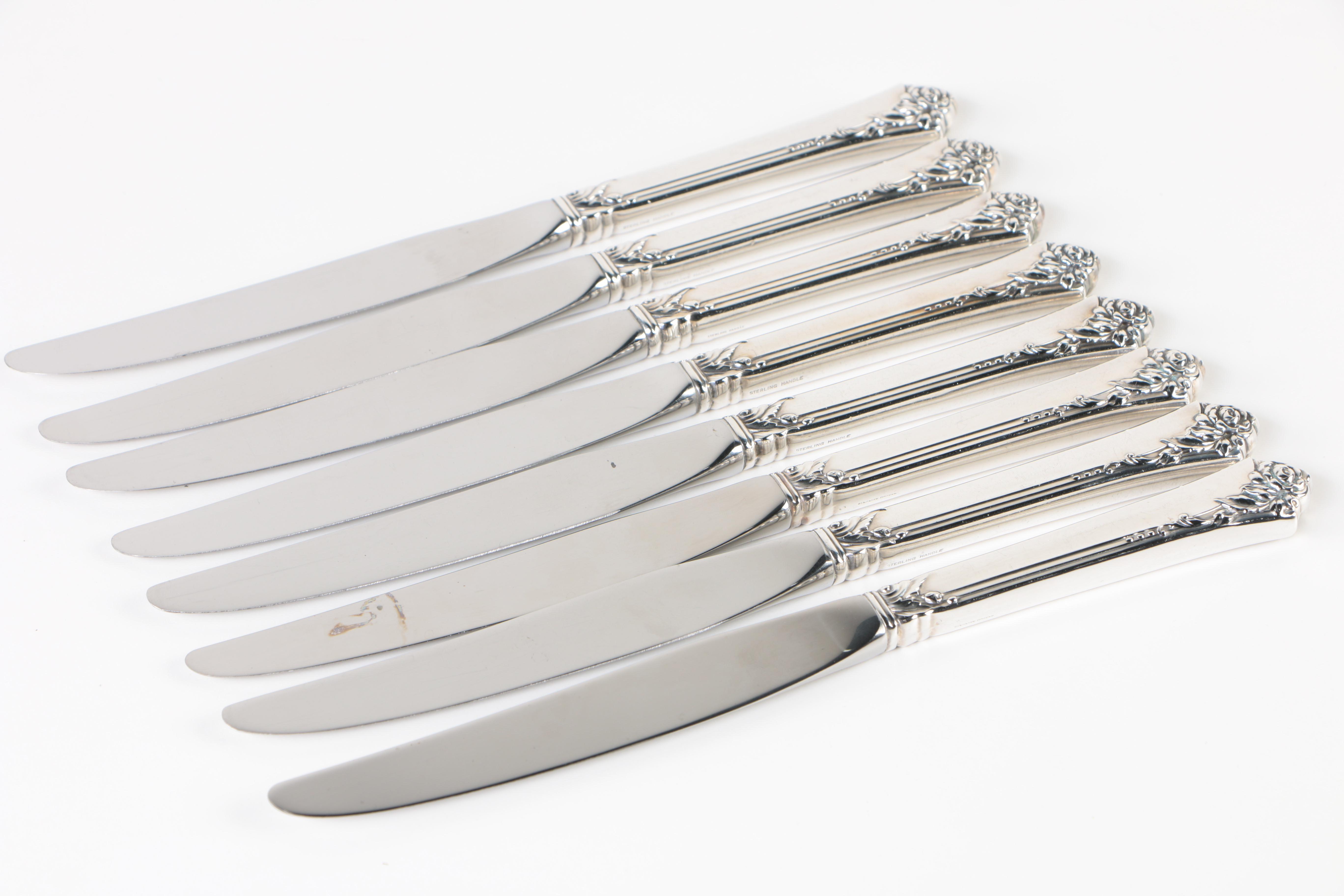 Heirloom by Oneida "Damask Rose" Sterling Silver Flatware Collection