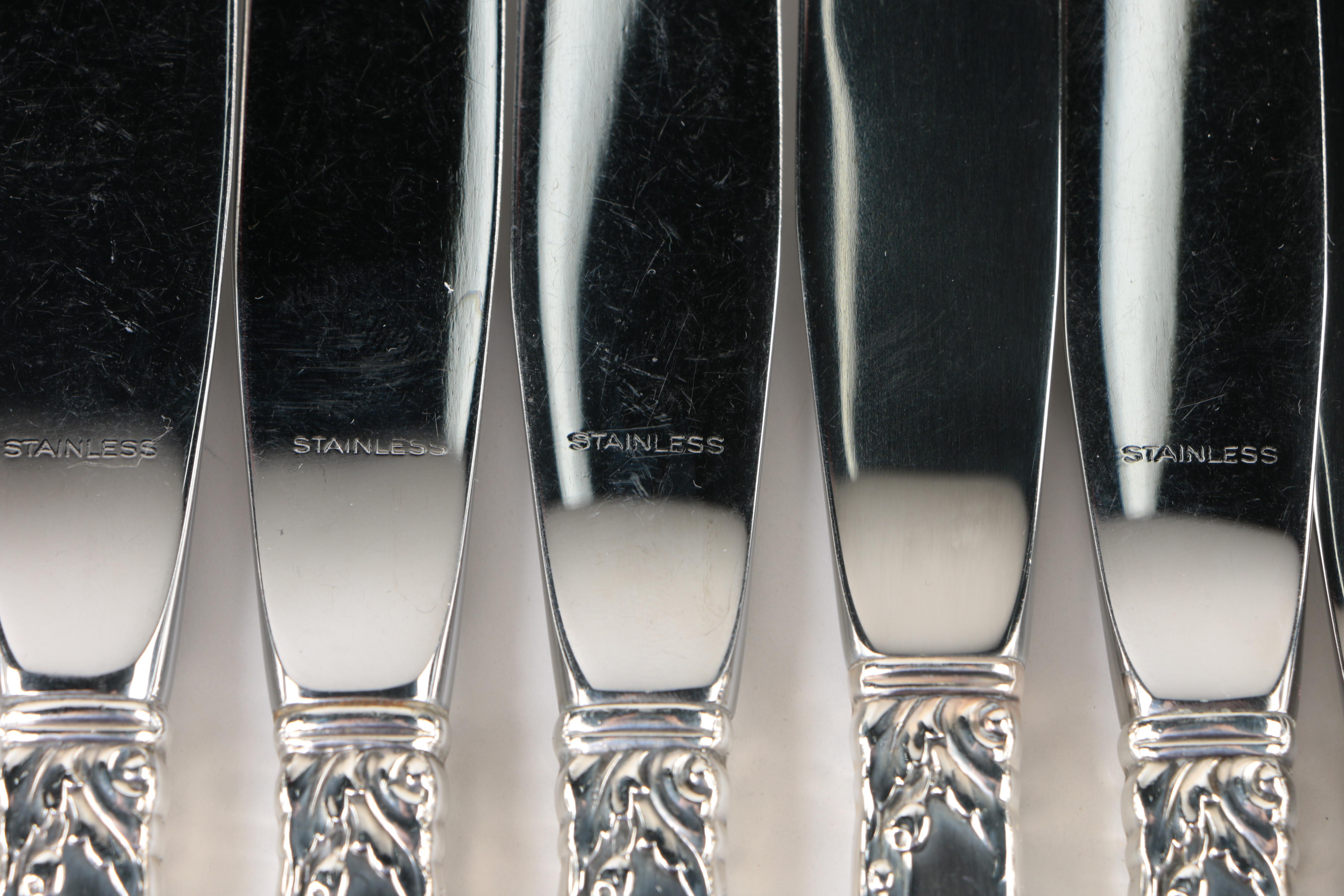 Heirloom by Oneida "Damask Rose" Sterling Silver Flatware Collection