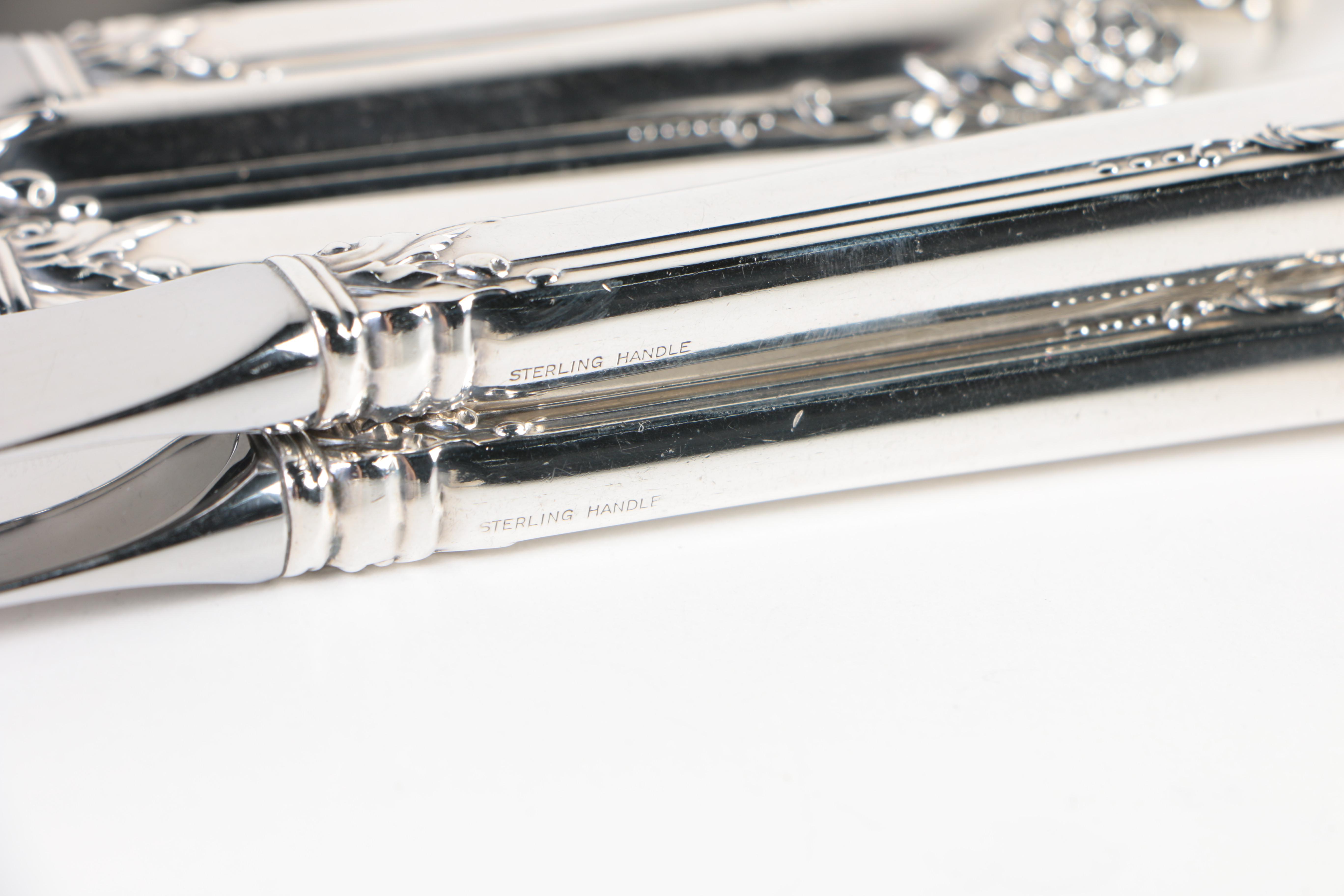 Heirloom by Oneida "Damask Rose" Sterling Silver Flatware Collection