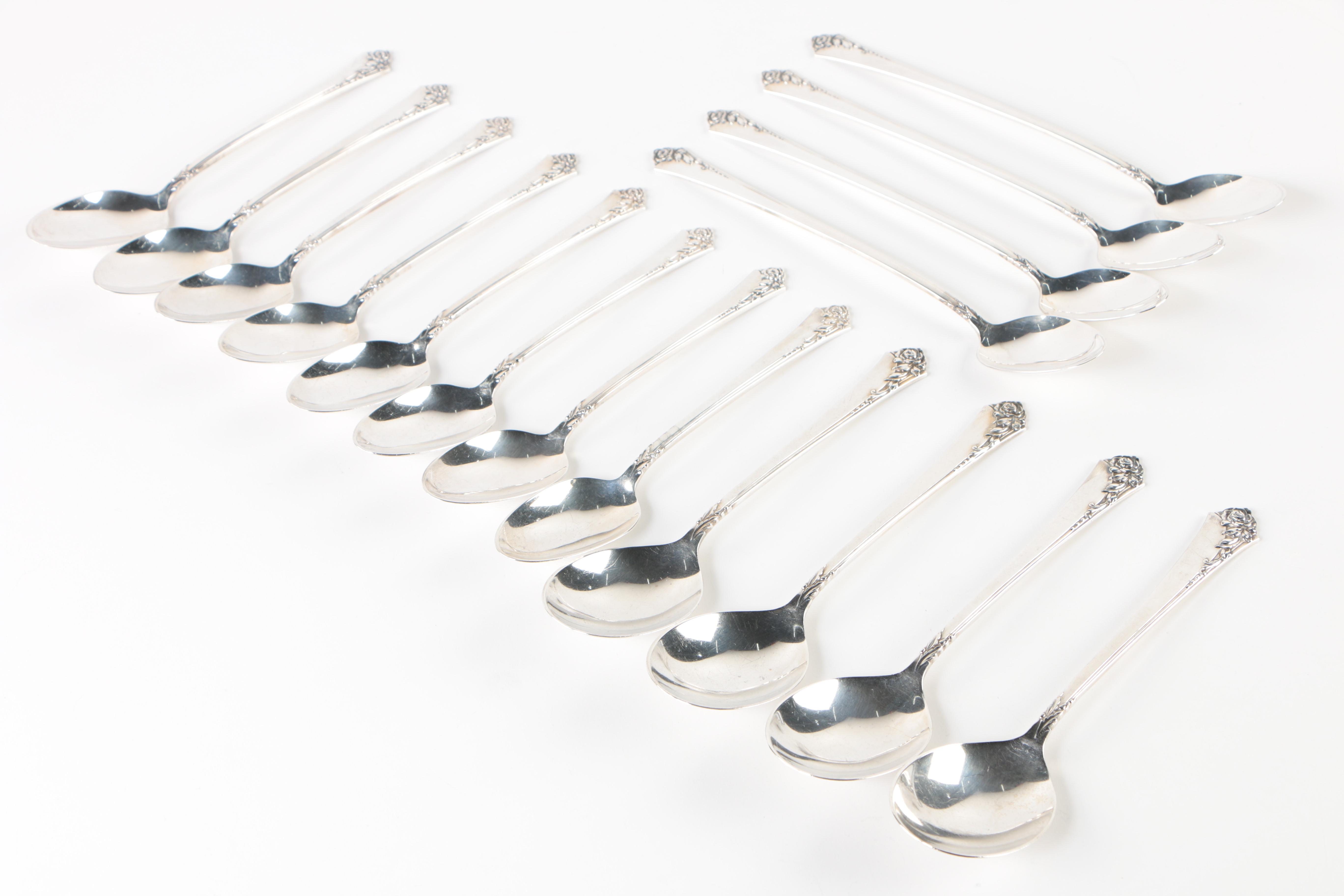 Heirloom by Oneida "Damask Rose" Sterling Silver Flatware Collection