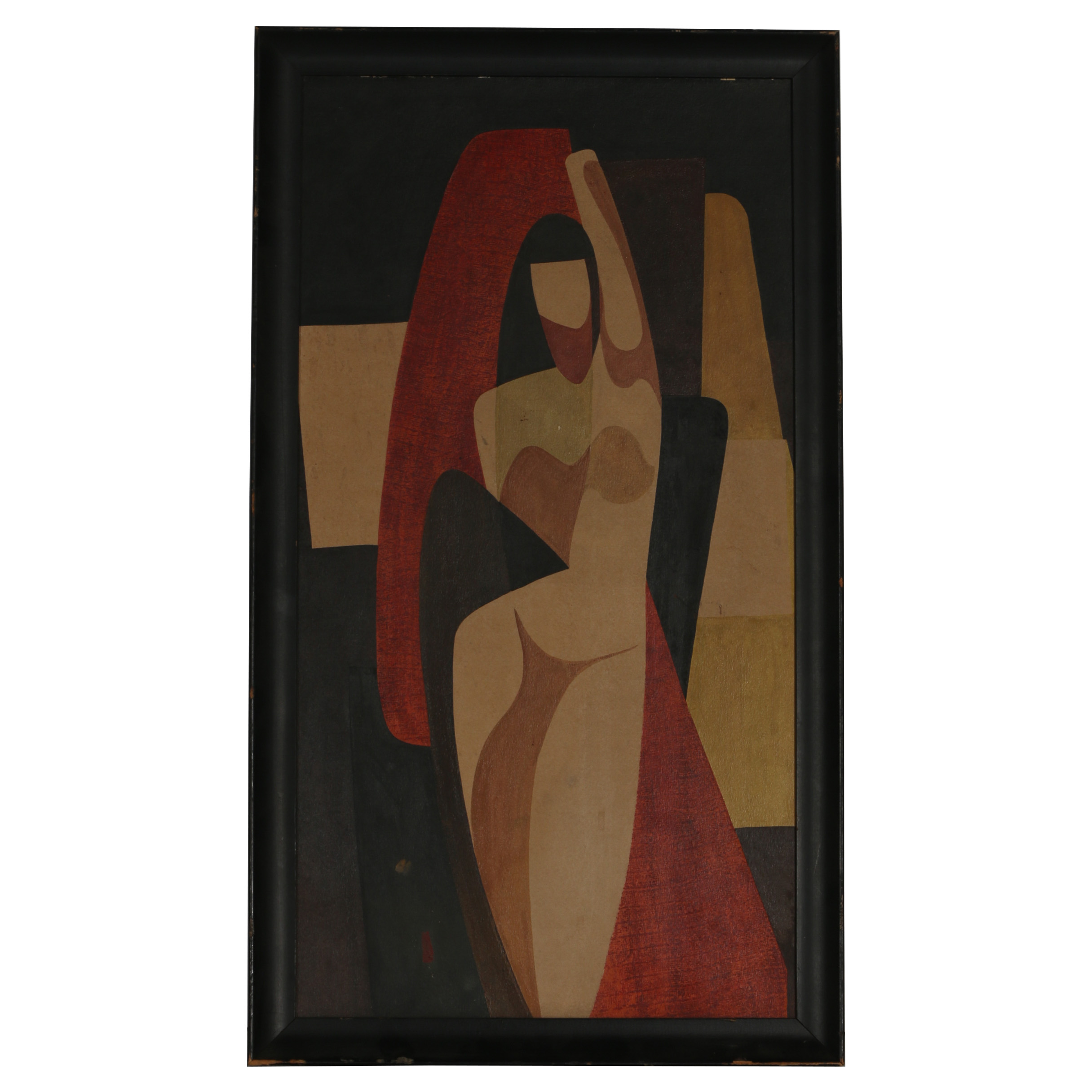 Mid 20th Century Acrylic Painting