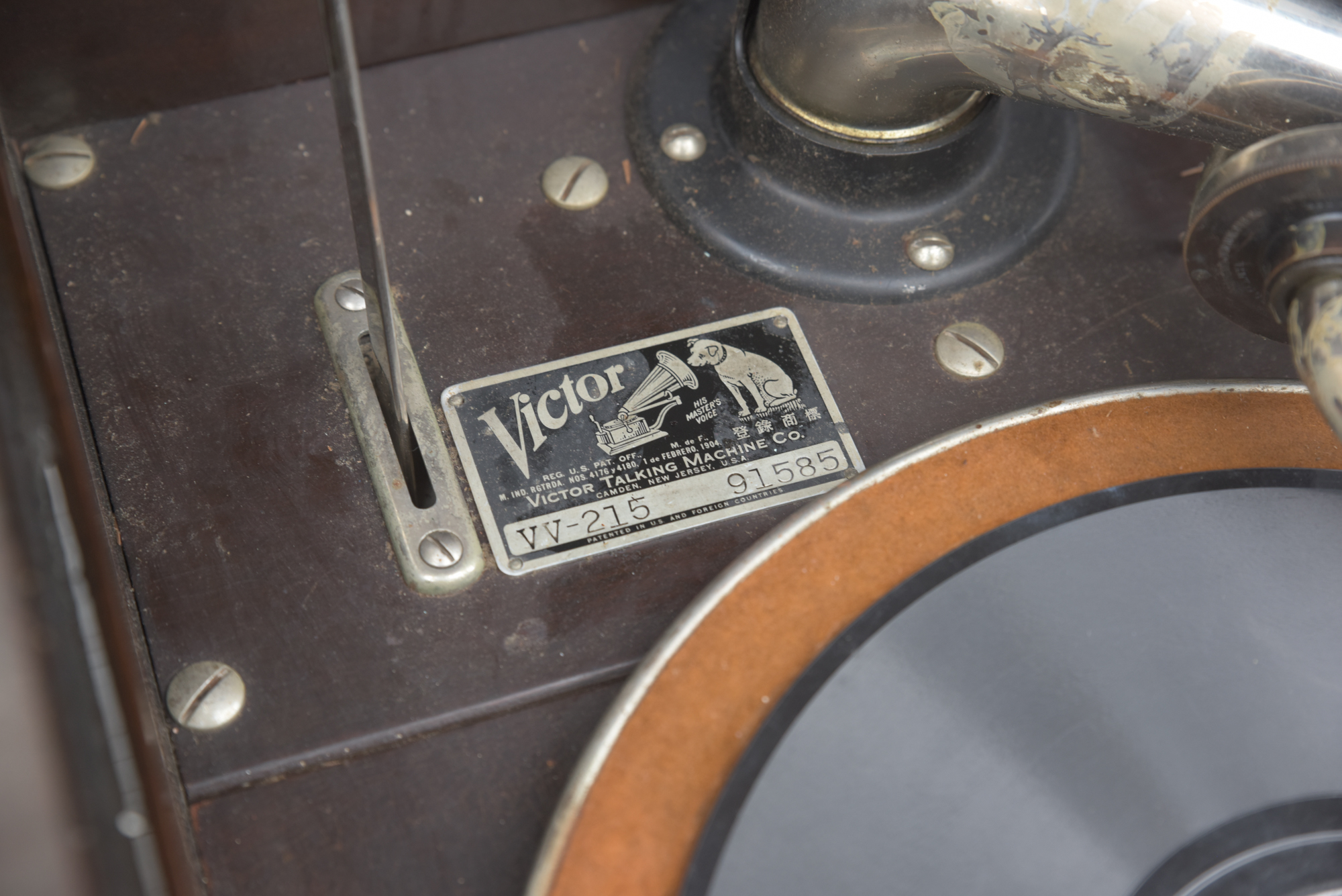 1920s Victor-Victrola Phonograph Console