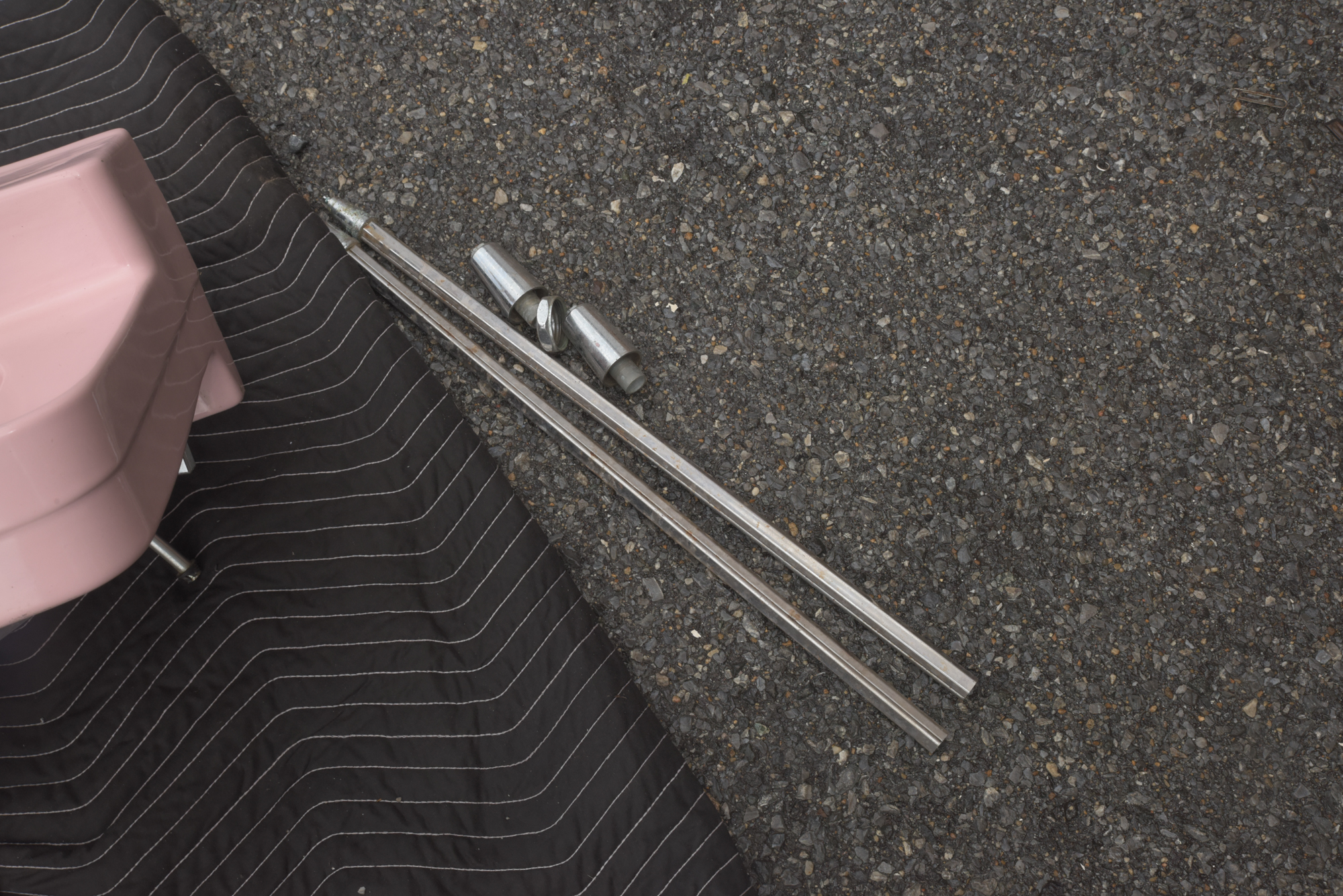 Circa 1948-1970 Crane Drexel Pink Sink Designed by Henry Dreyfuss