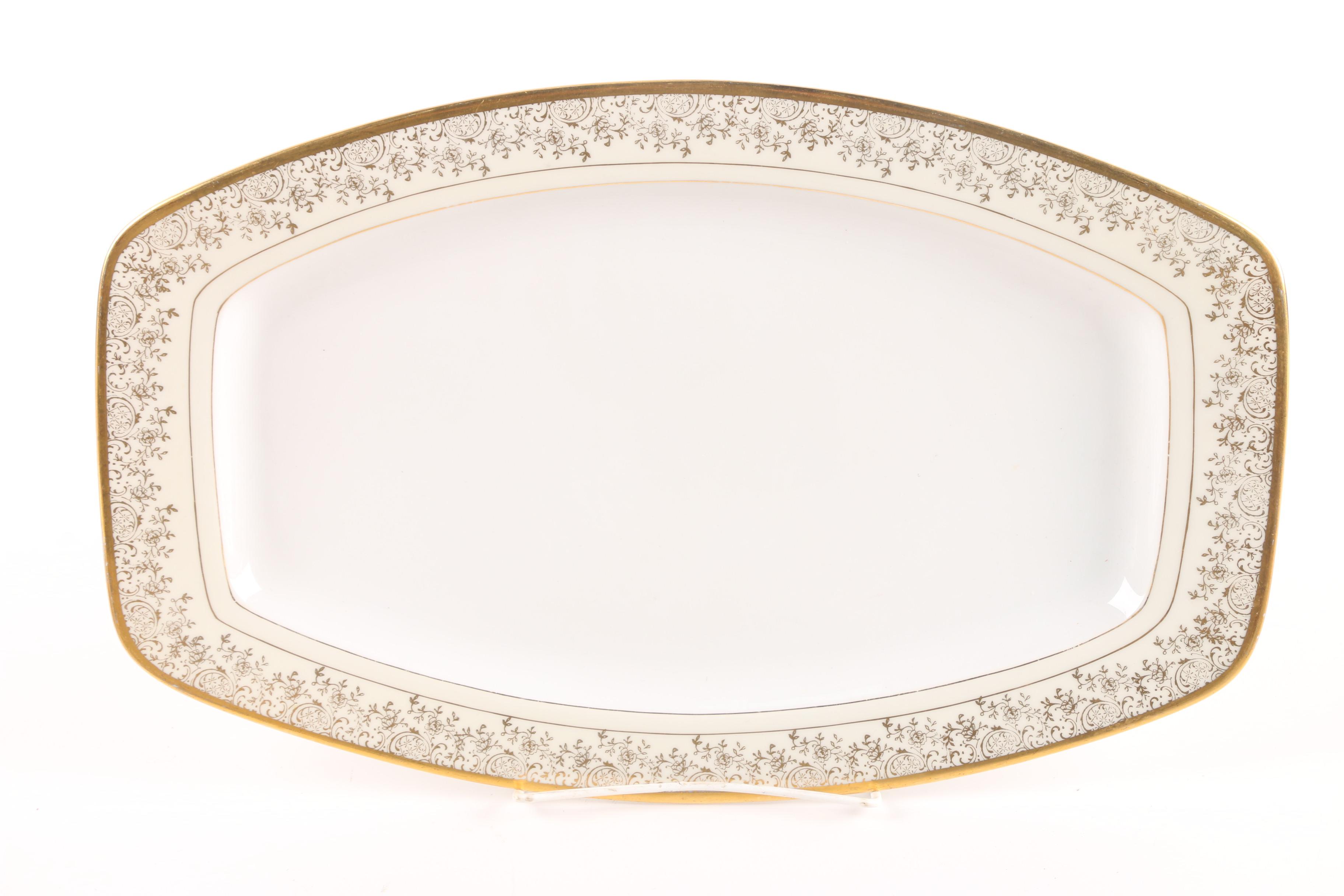 Hutschenreuther Porcelain Dinnerware Osborne Studio Decorated c. 1939-65