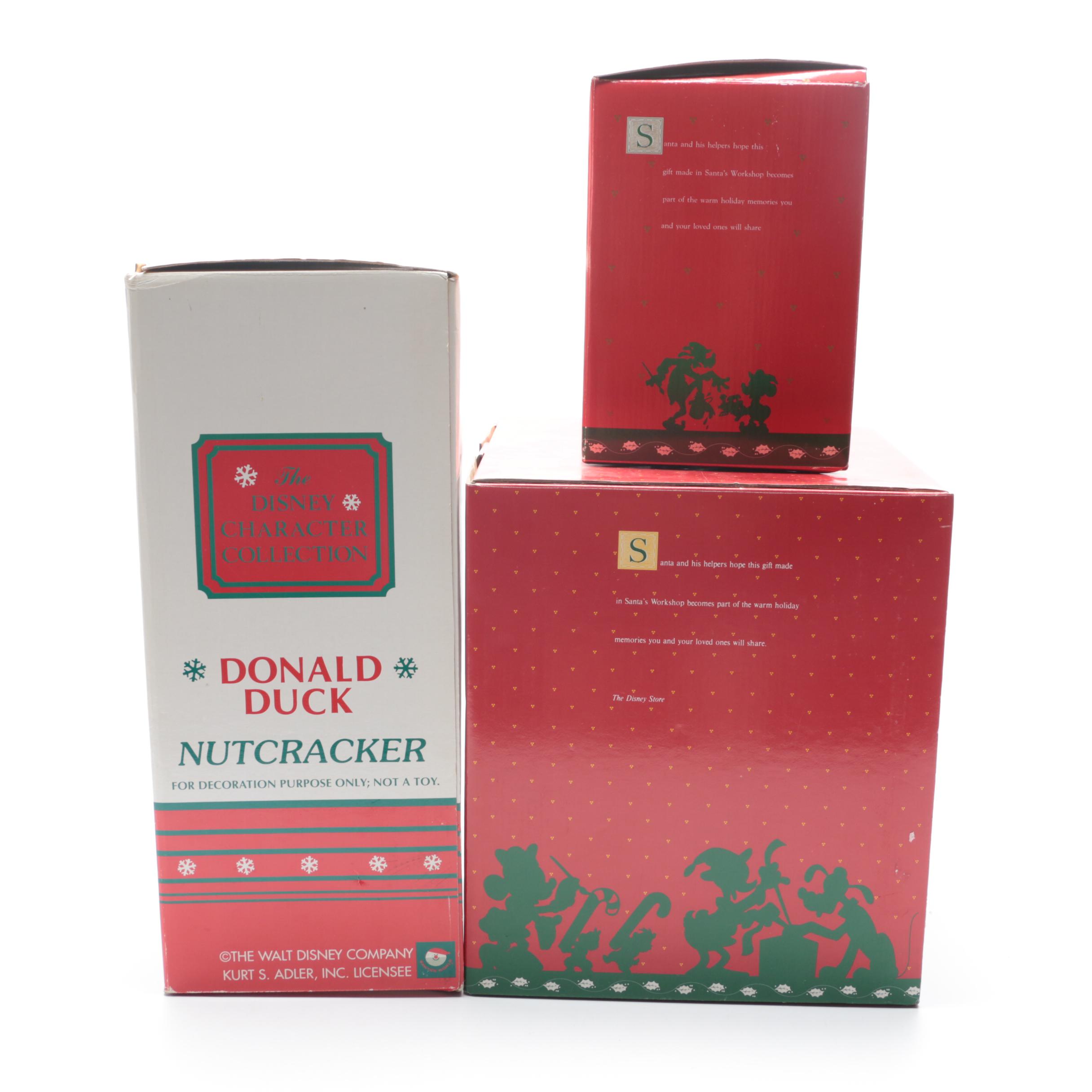 Disney Donald Duck Seasonal Decor Featuring "Santa's Workshop"