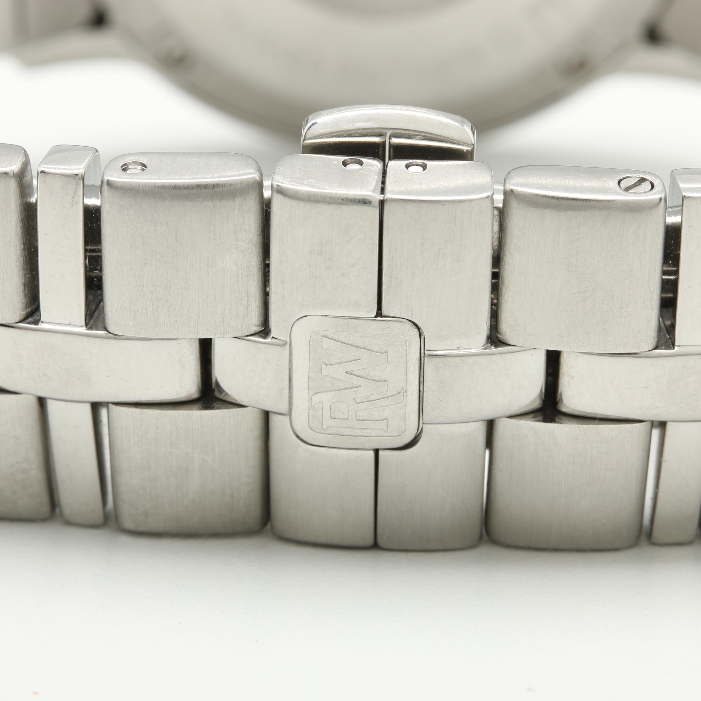 Raymond Weil Stainless Steel Mother of Pearl and Synthetic Sapphire Watch