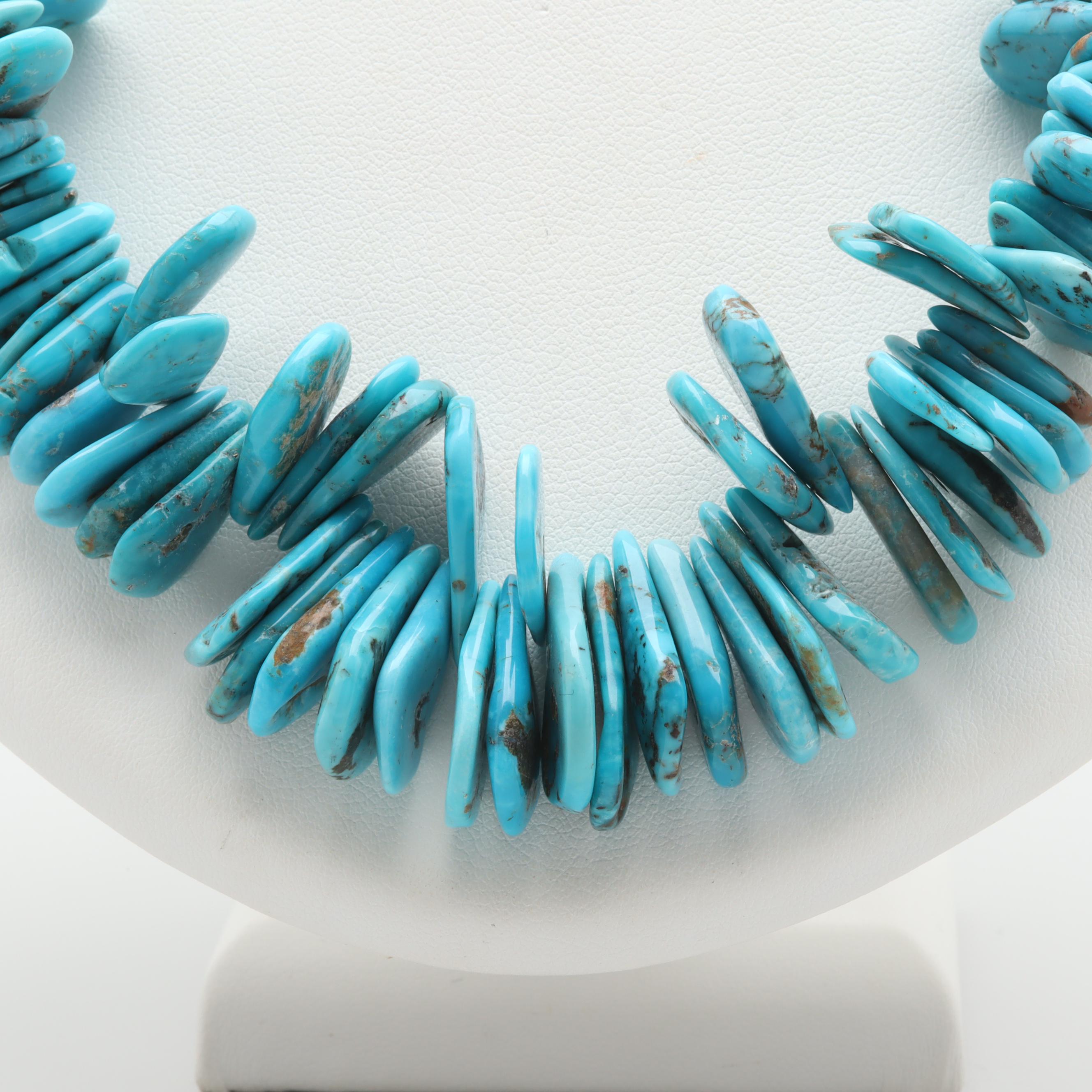 Sterling Silver Turquoise Necklace