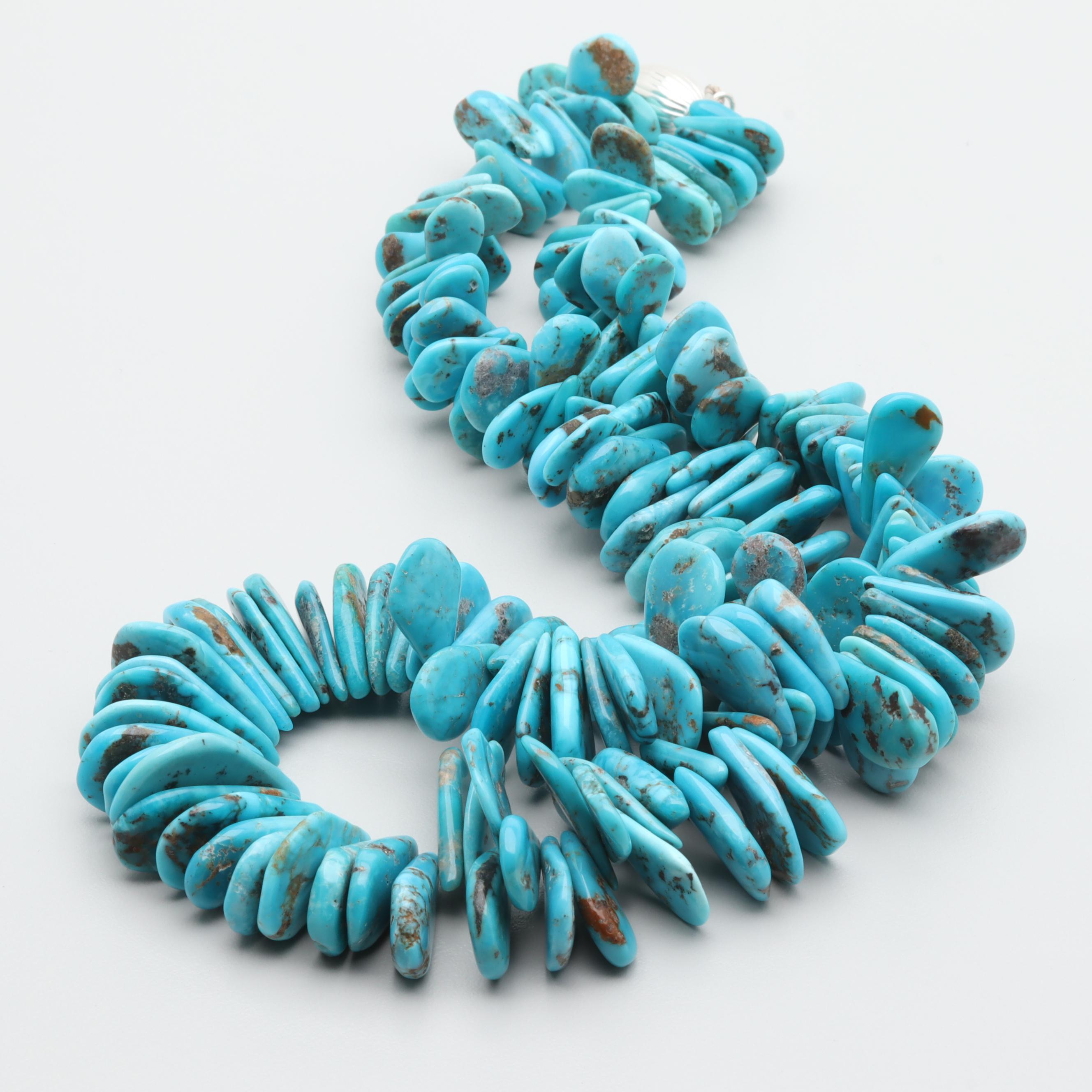 Sterling Silver Turquoise Necklace