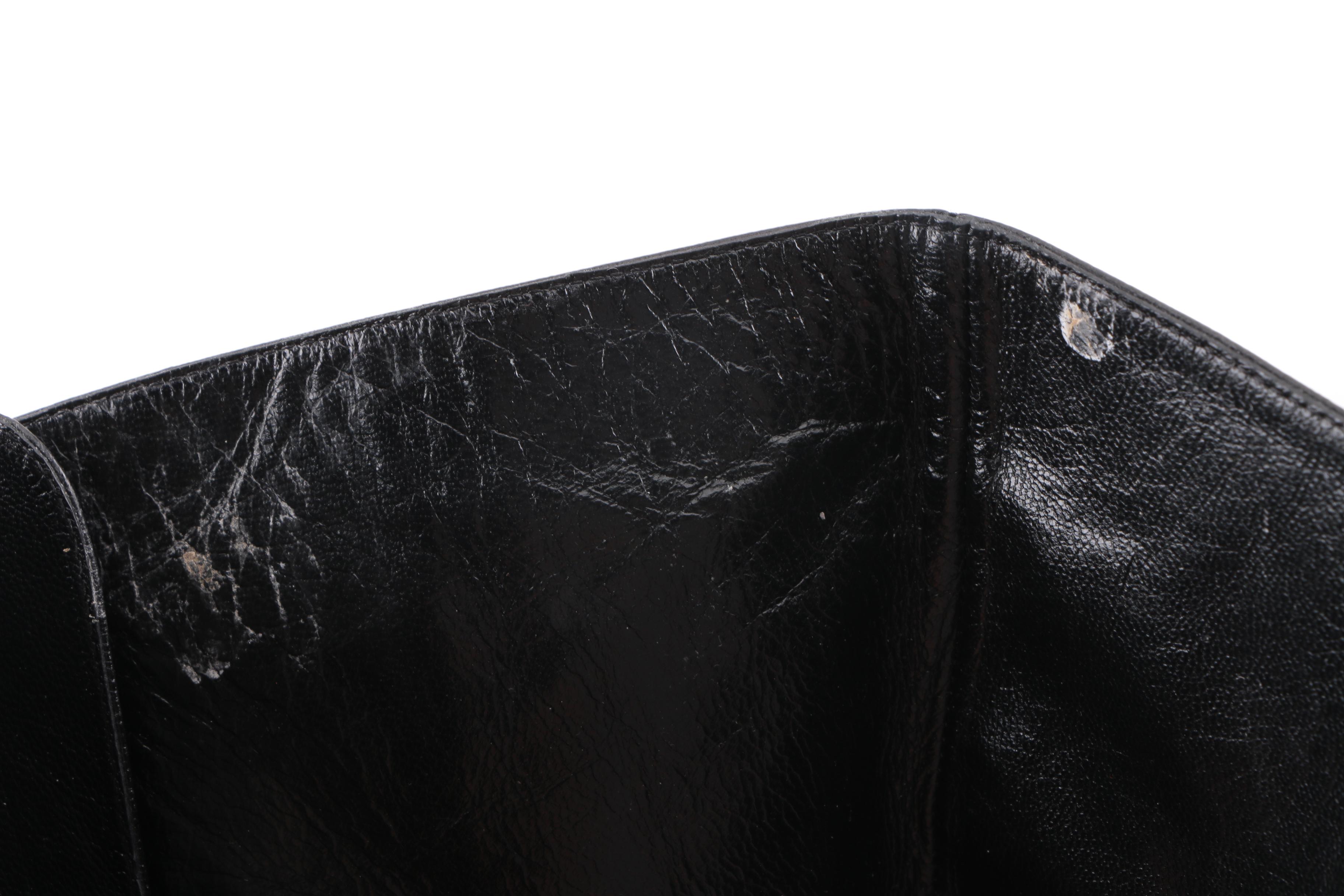 Women's Prada Black Leather Lace-Up Boots