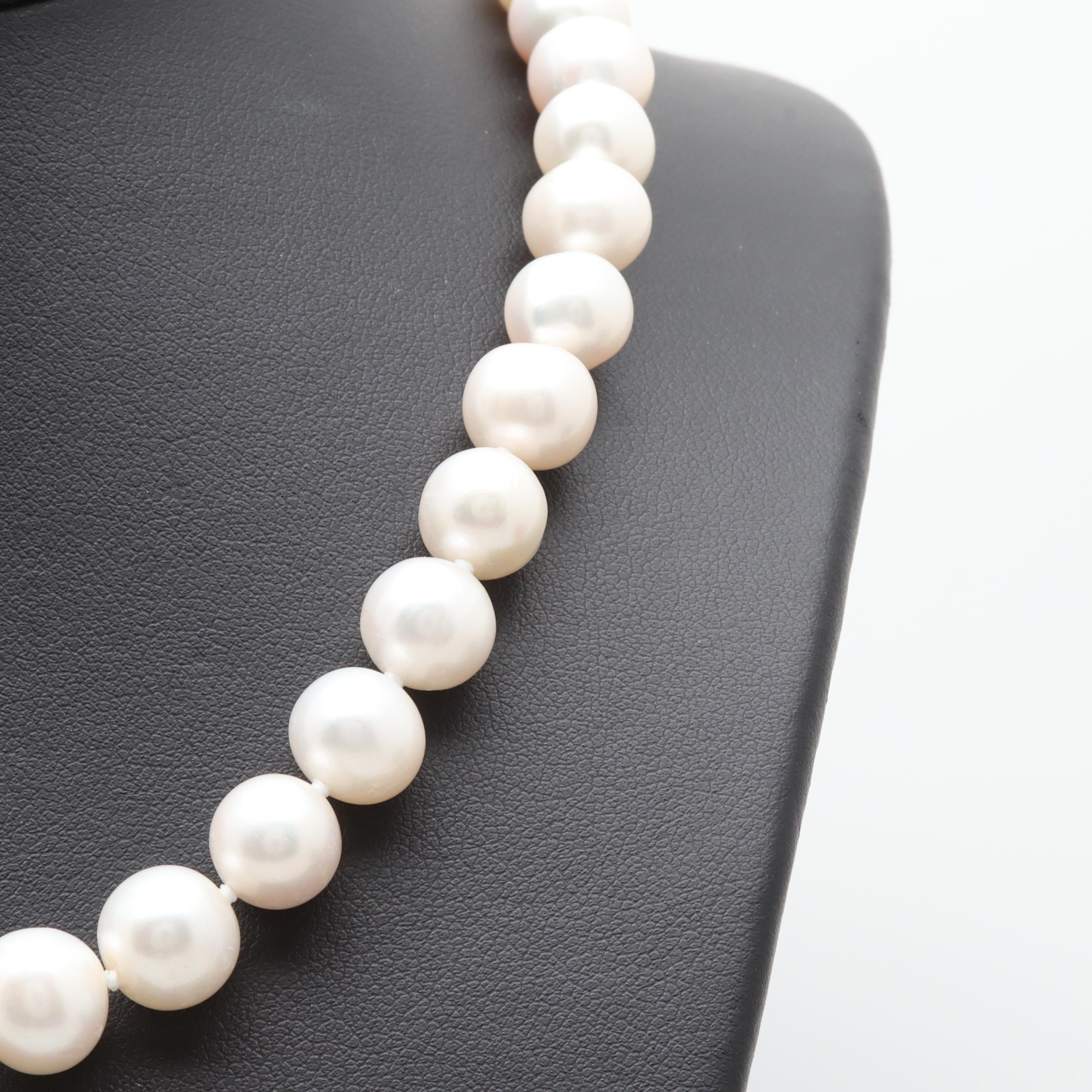 Sterling Silver Cultured Pearl Necklace