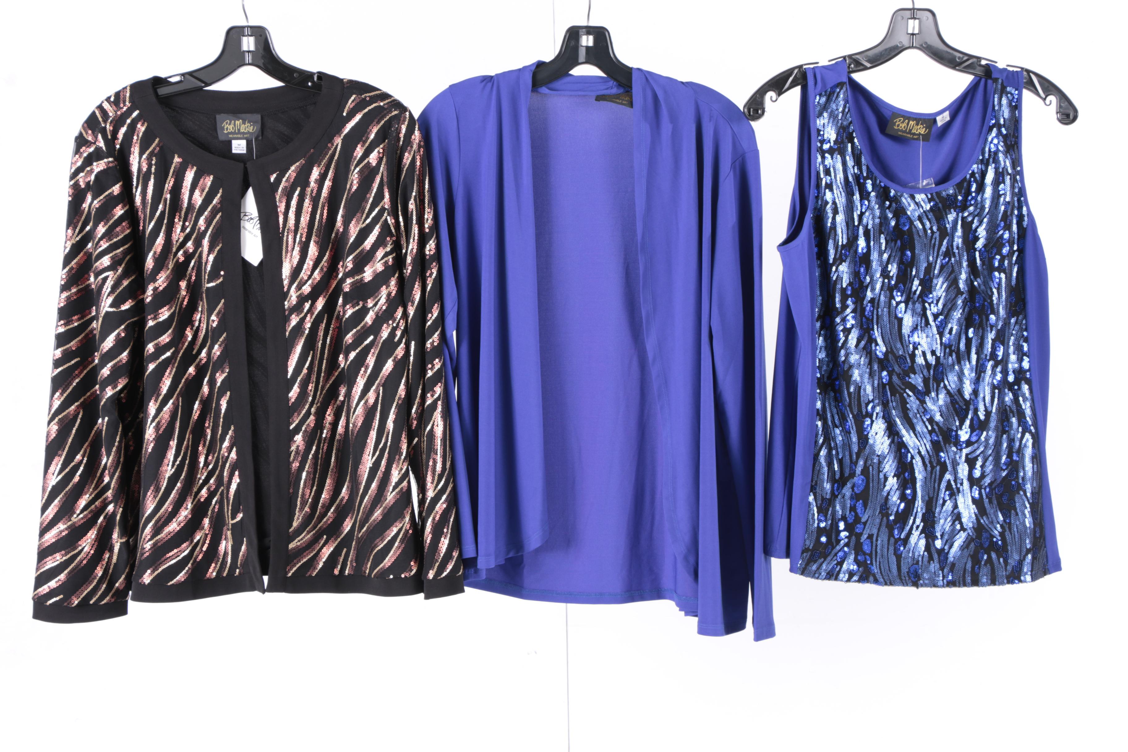 Women's Bob Mackie Clothing Including Sweater Set, Velour Pant Sets with Others