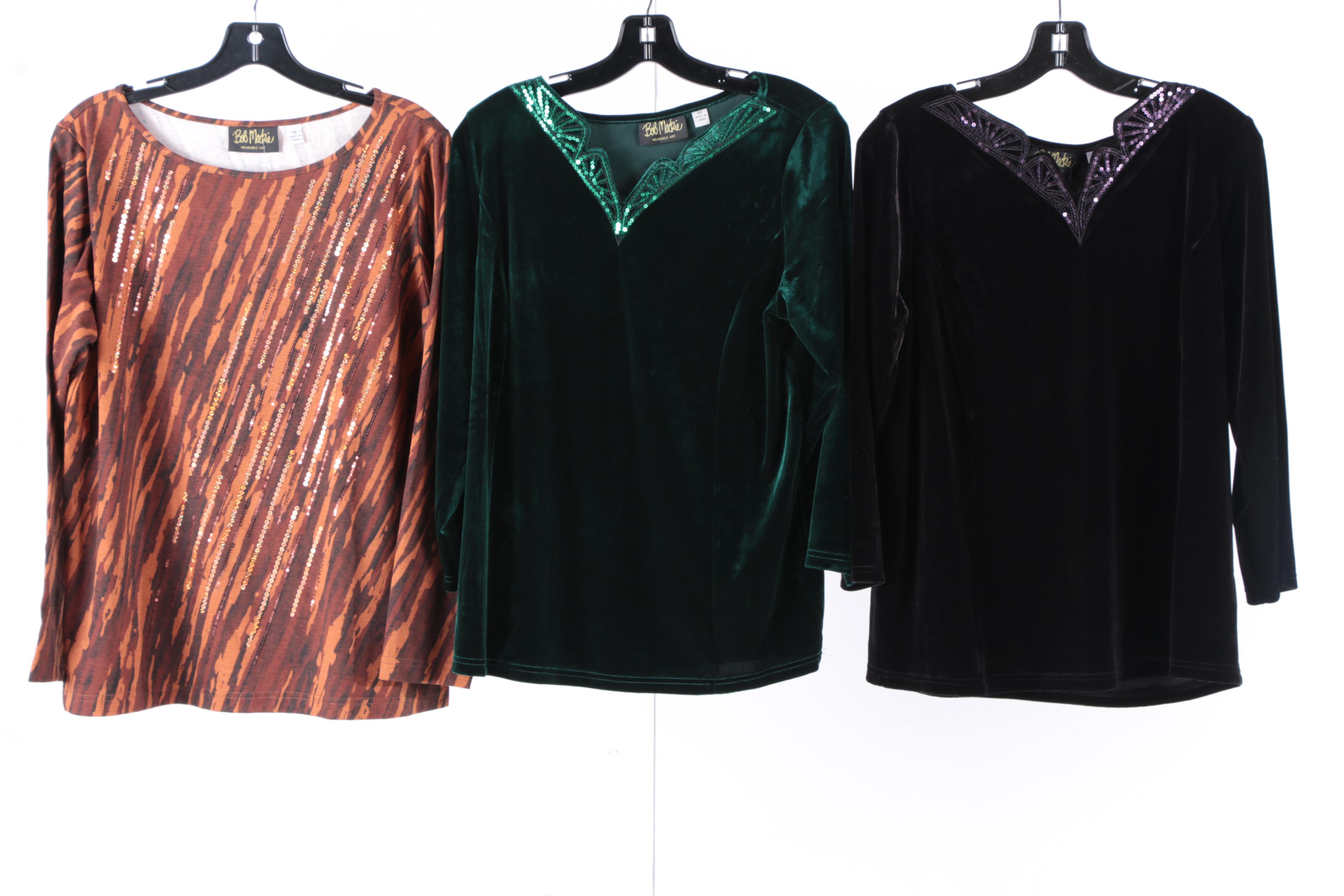 Women's Bob Mackie Clothing Including Sweater Set, Velour Pant Sets with Others