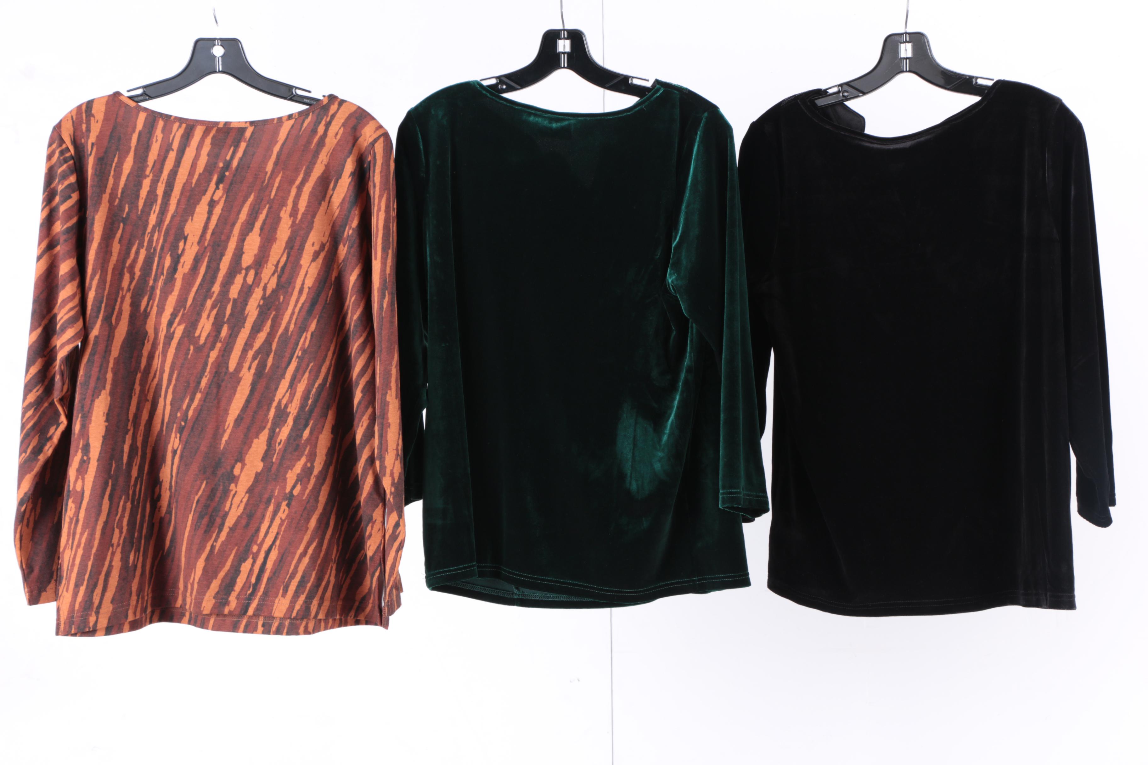 Women's Bob Mackie Clothing Including Sweater Set, Velour Pant Sets with Others