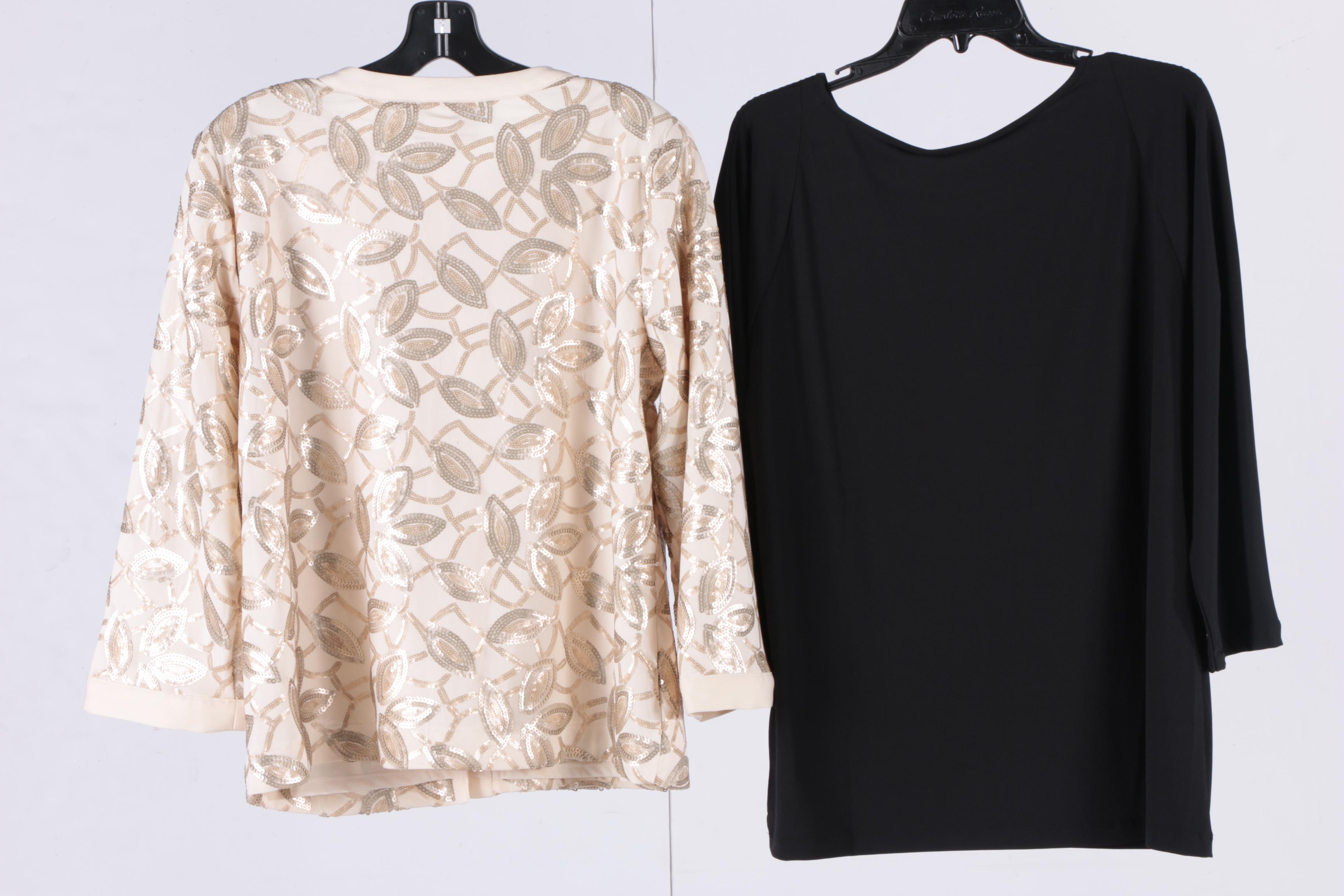 Women's Bob Mackie Clothing Including Sweater Set, Velour Pant Sets with Others