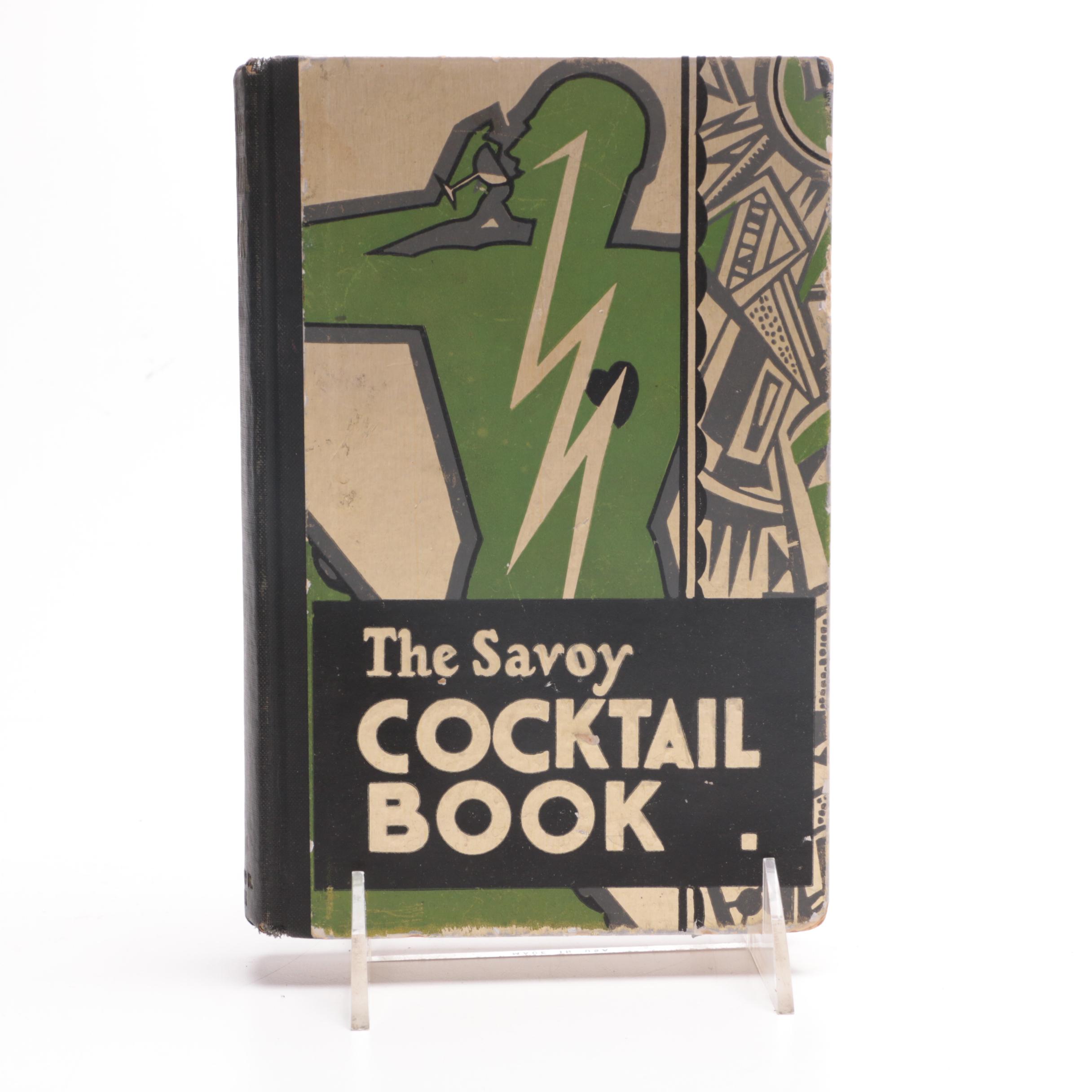 1930 First American Edition "The Savoy Cocktail Book" by Harry Craddock