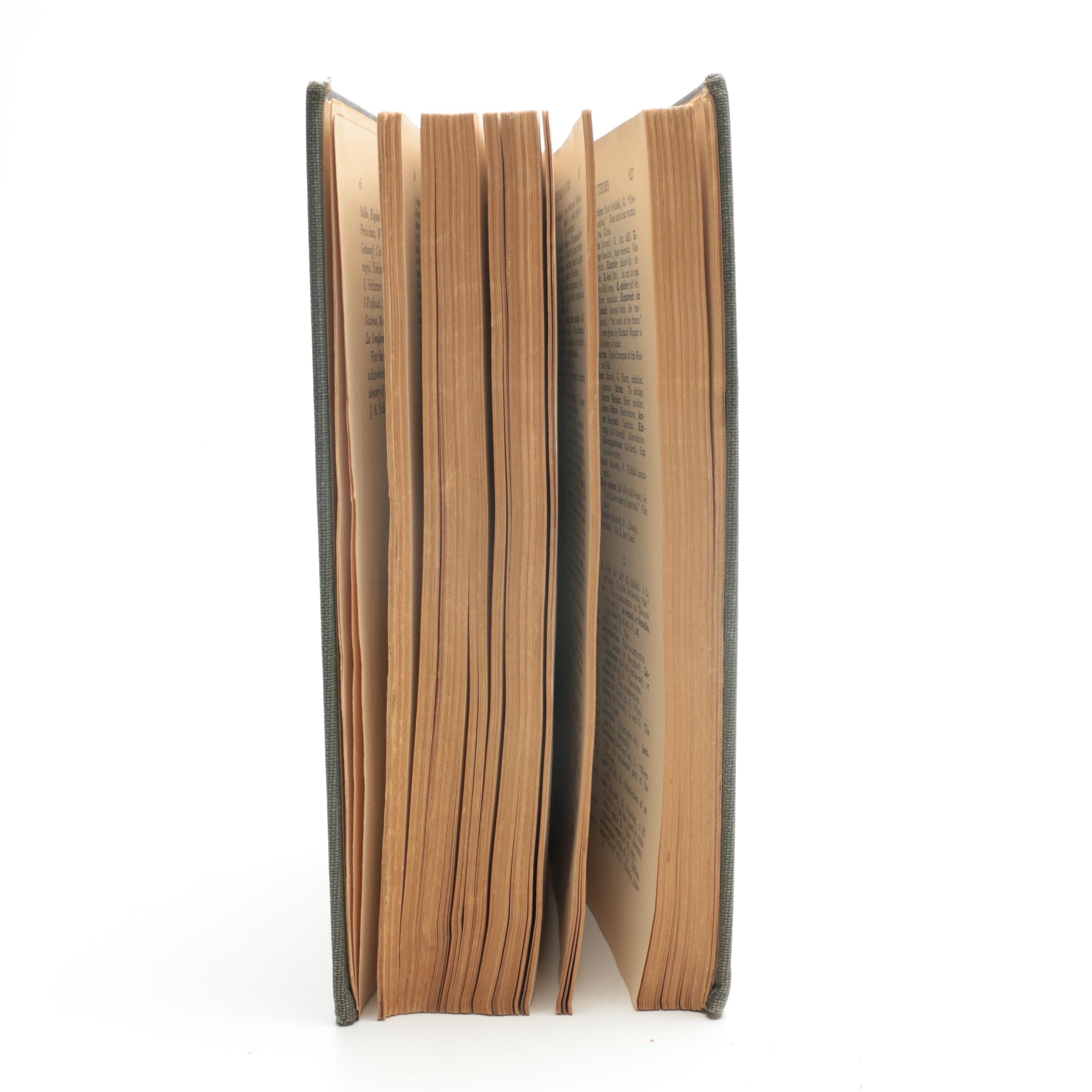 1939 "Music Lover's Encyclopedia"