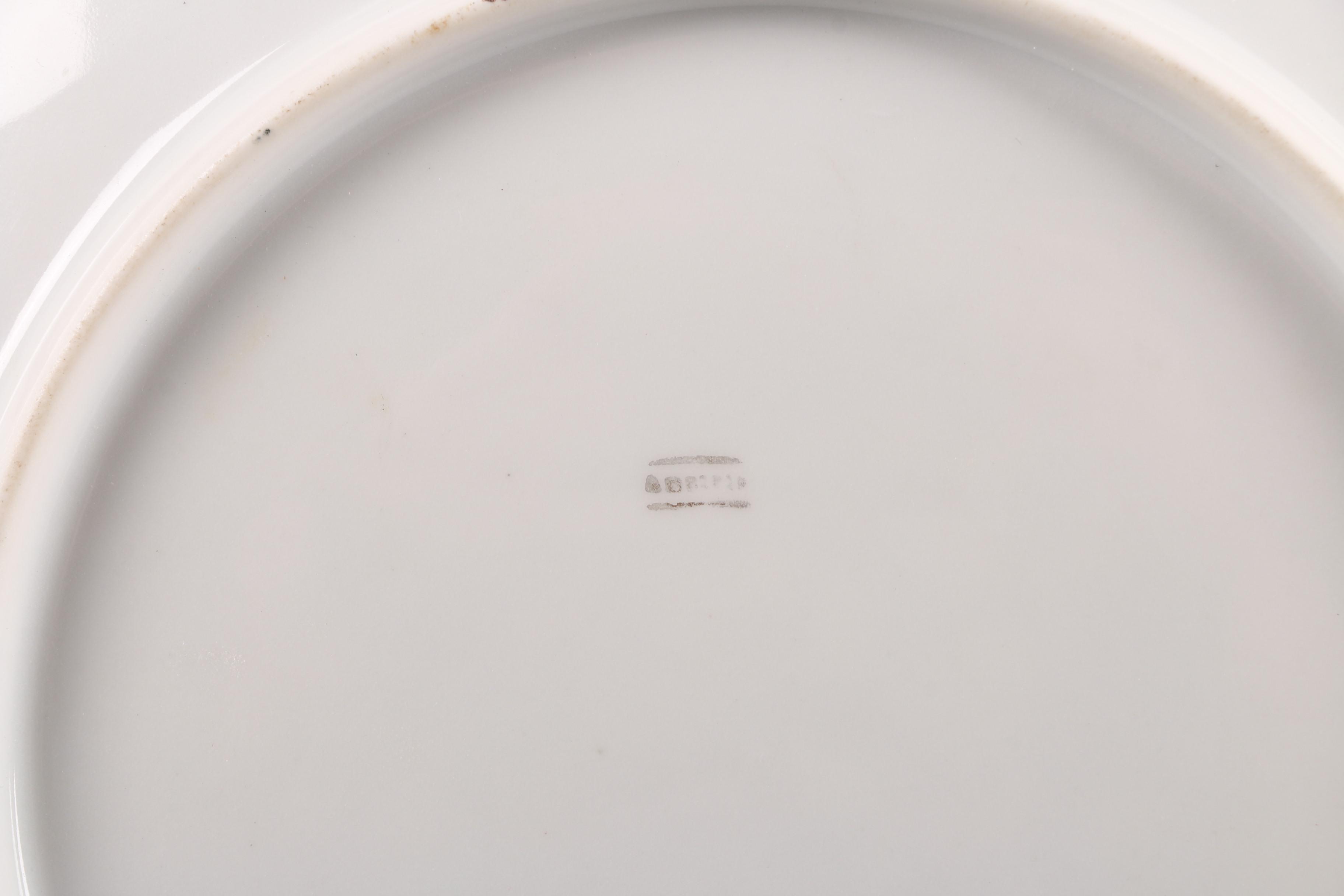 Floral Themed Porcelain Decorative Plates, Lidded Urn, and Coffee Pot