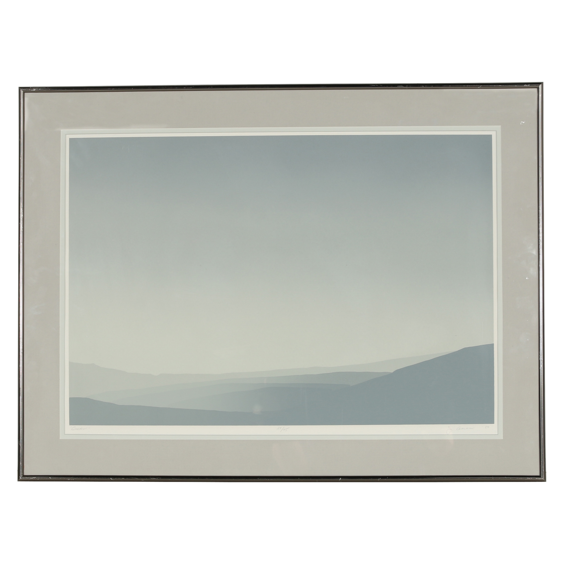 Jane Aman Serigraph "Crater"