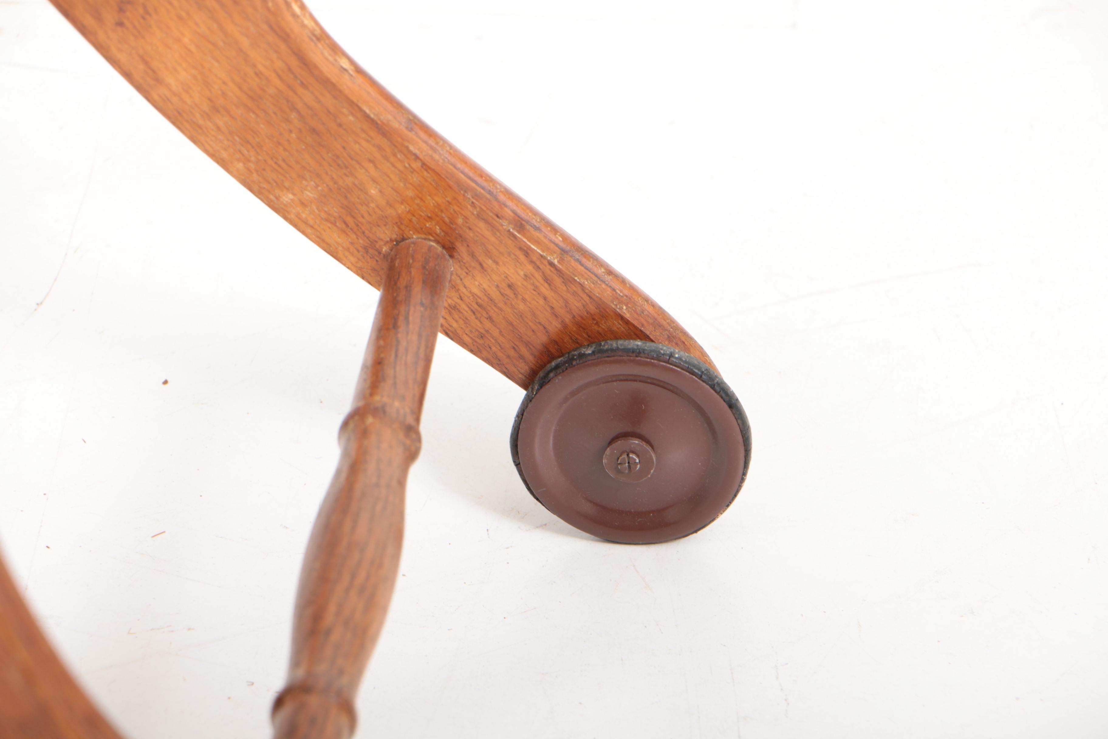 Victorian Oak Adjustable Child's Highchair, Late 19th Century