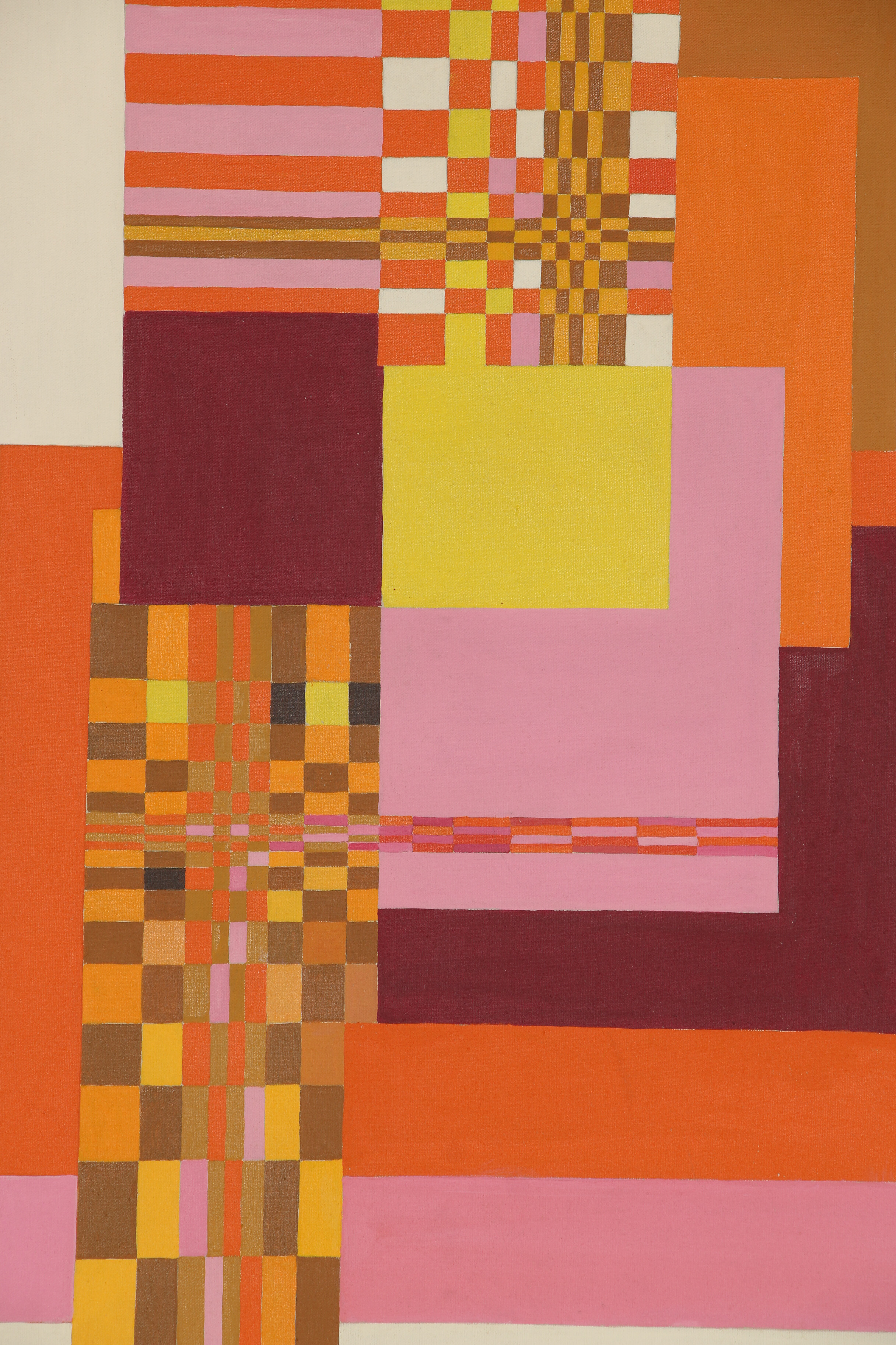 Late 20th Century Acrylic Painting