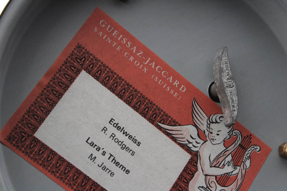 Vintage Swiss Gueissaz-Jaccard Music Box Lipstick/Cigarette Holder