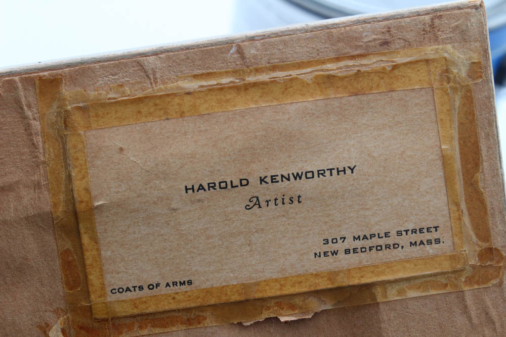 Harold Kenworthy Snowy Landscape Oil Painting