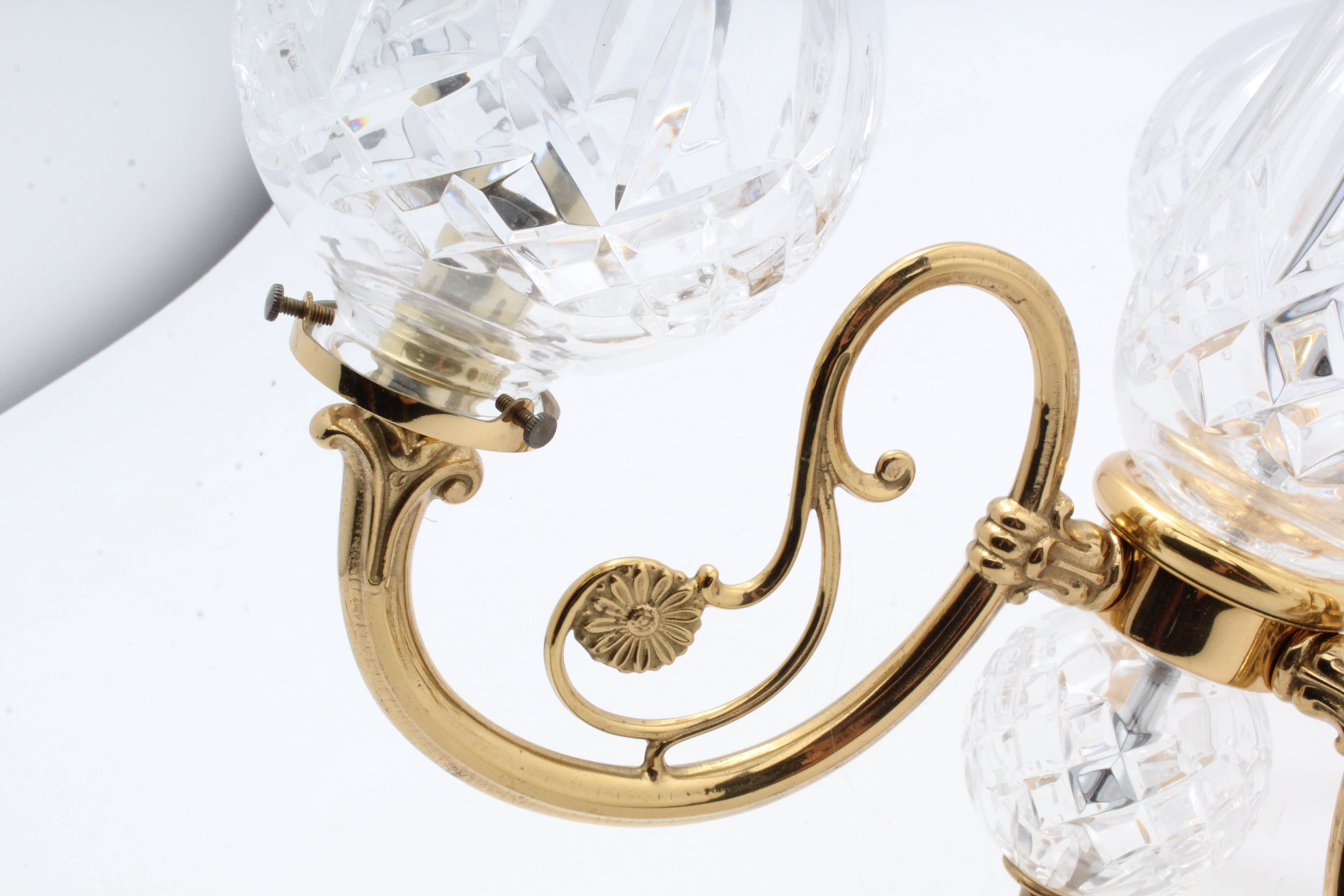 Waterford "Lismore" Three-Light Chandelier