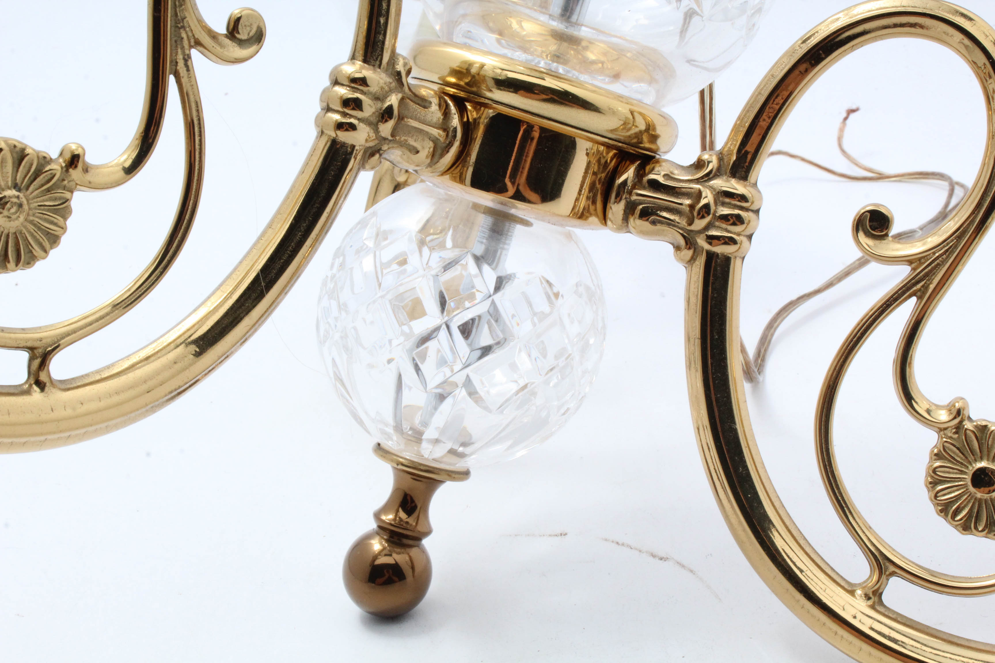 Waterford "Lismore" Three-Light Chandelier